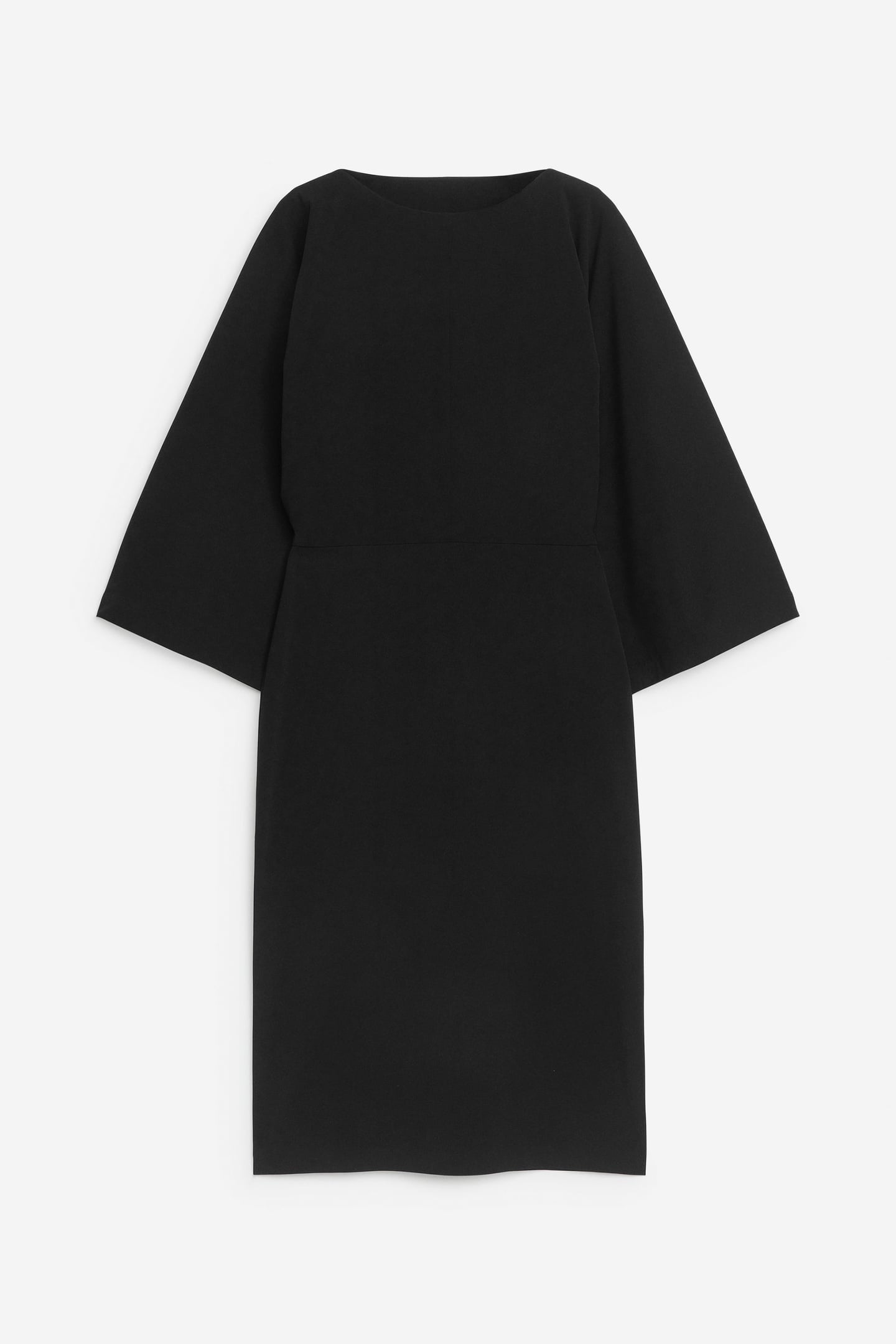 TRINITY POLY INTERLOCK DRESS BLACK 3