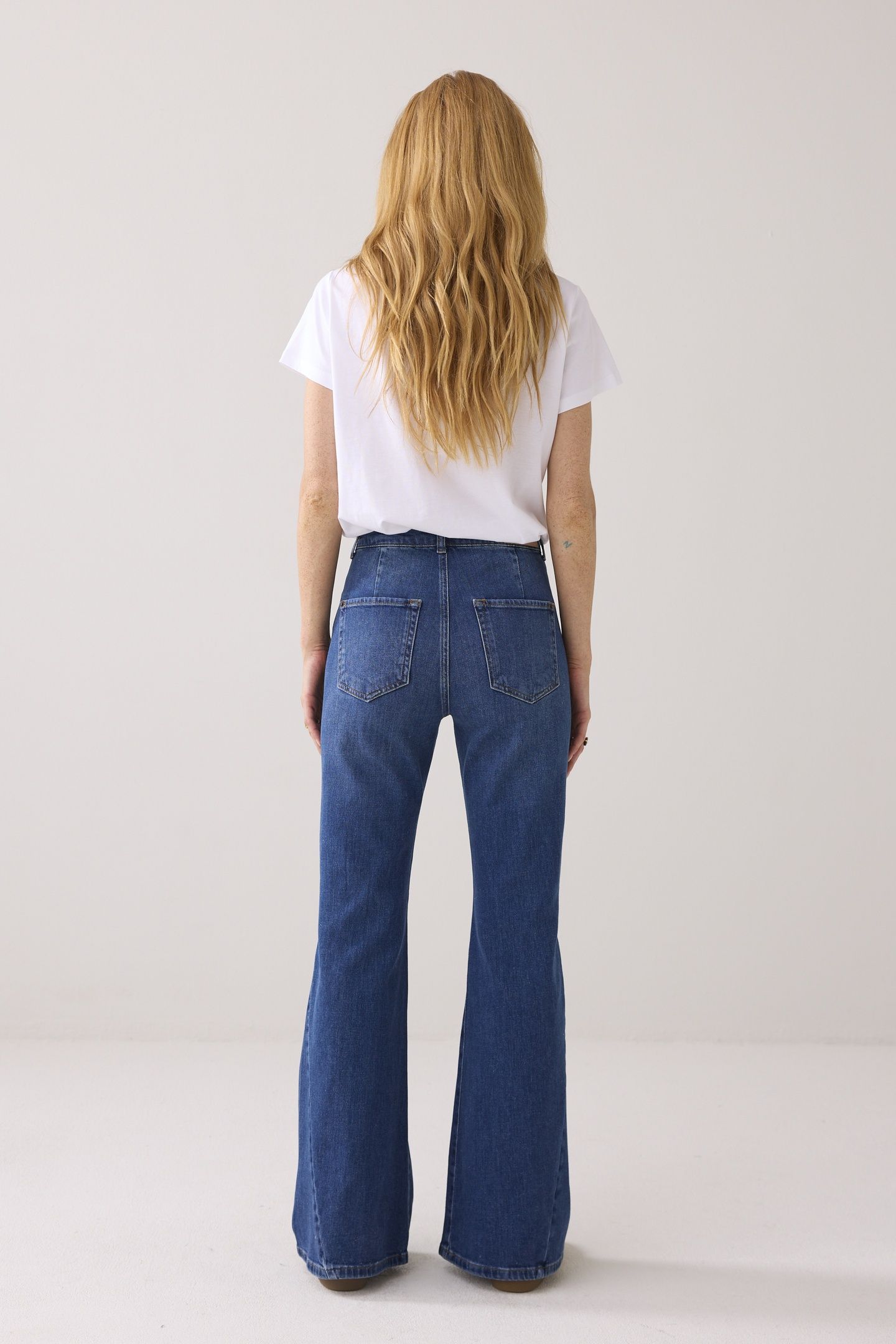 FLARED JEANS TWILL COMFORD DENIM DENIM 2