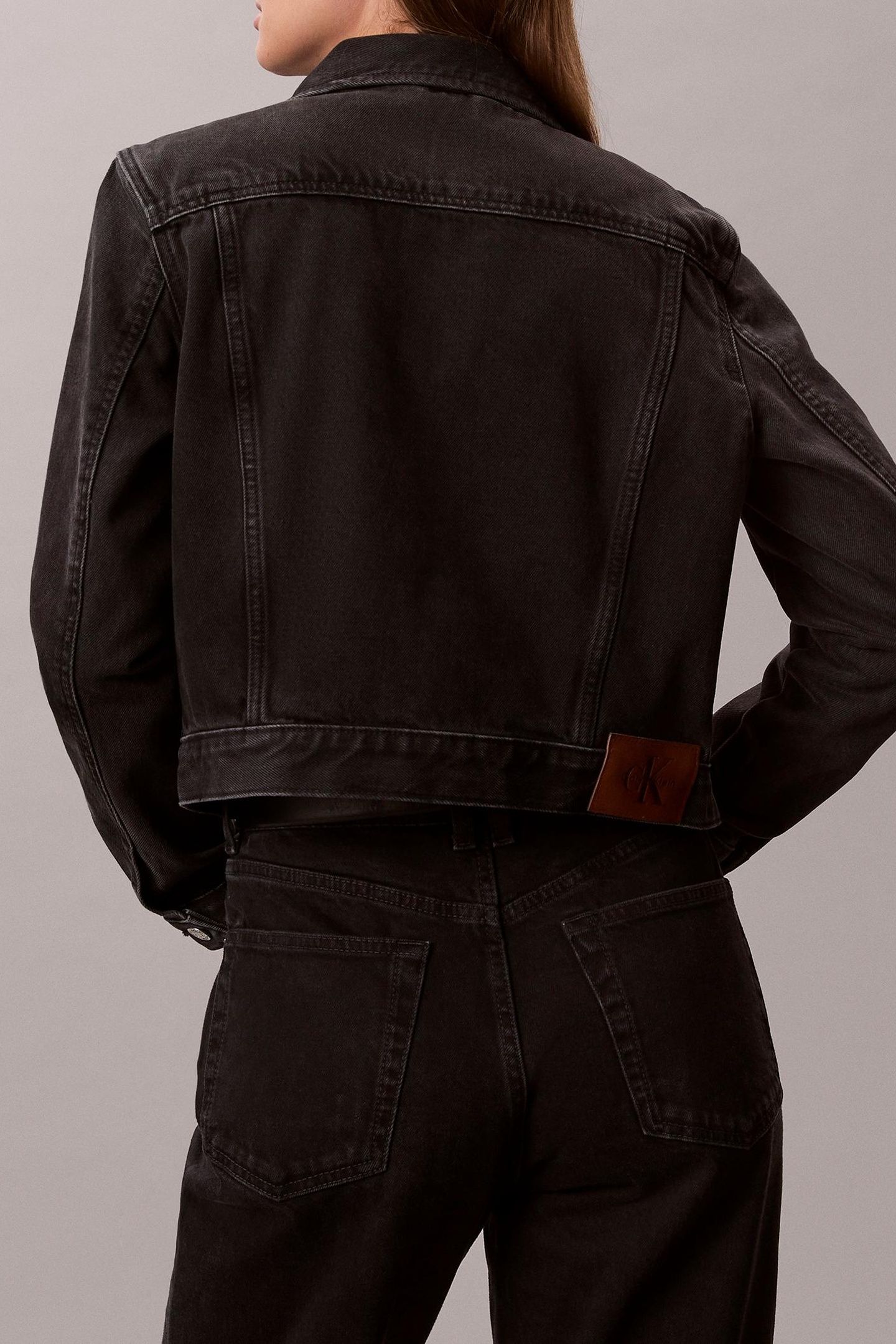 CROPPED 90S DENIM JACKET ESSENTIAL BLACK 3