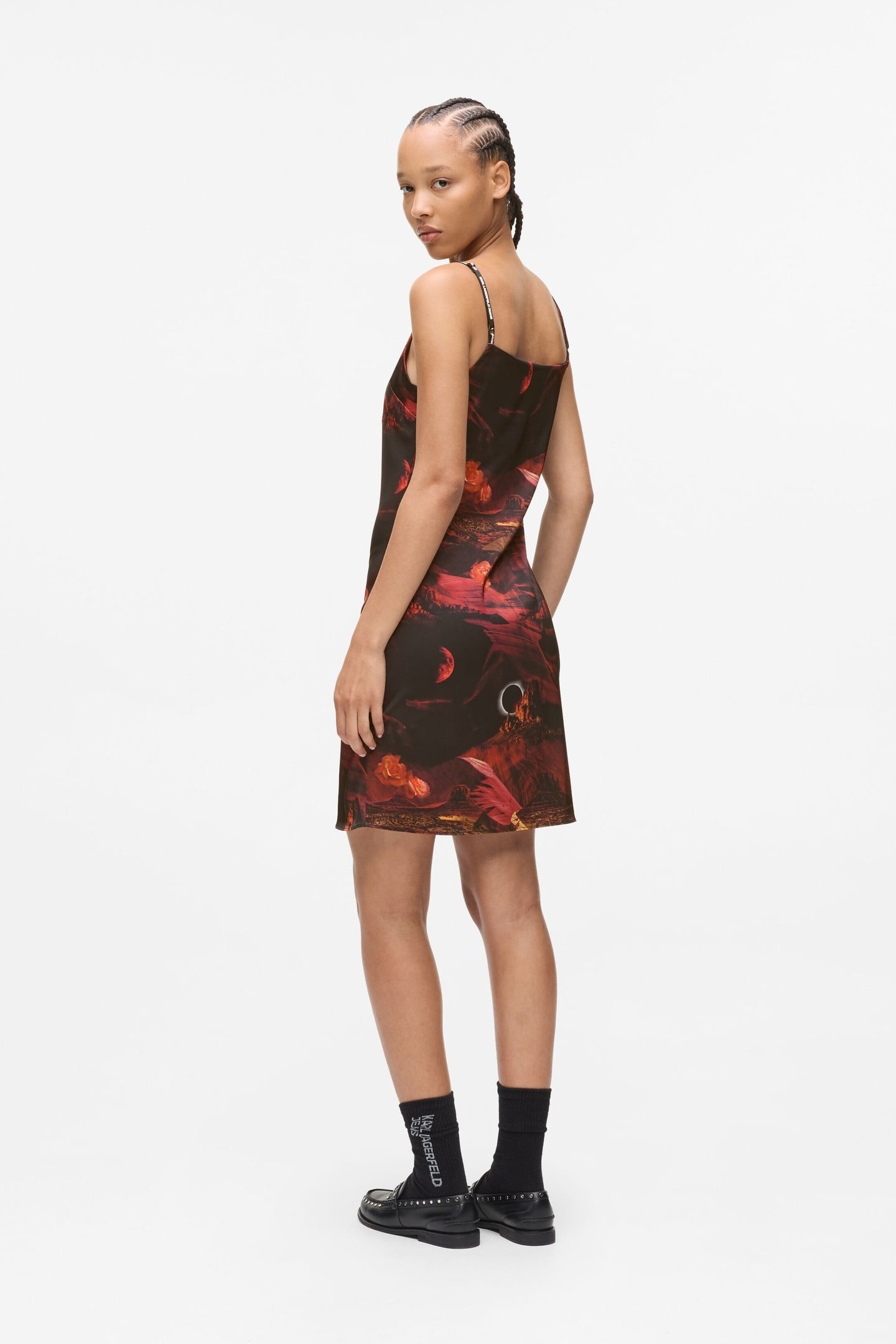 CANYON SATIN DRESS CANYON SUNSET 3