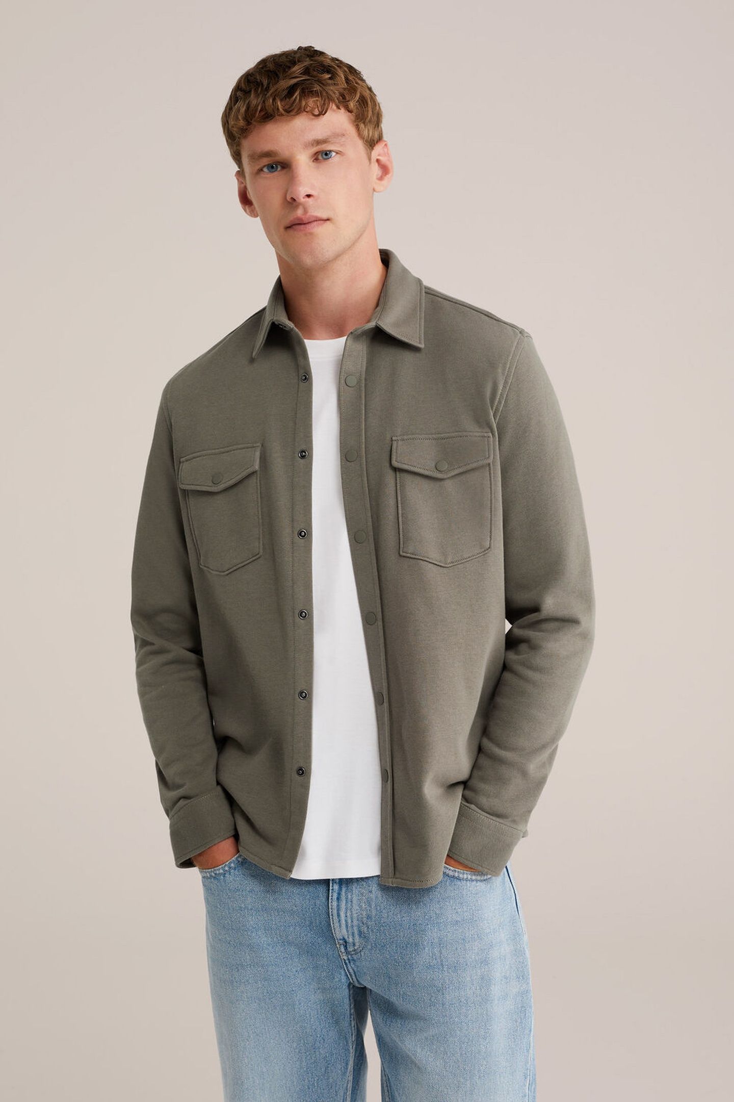 OVERSHIRT OLIVE GREEN 2