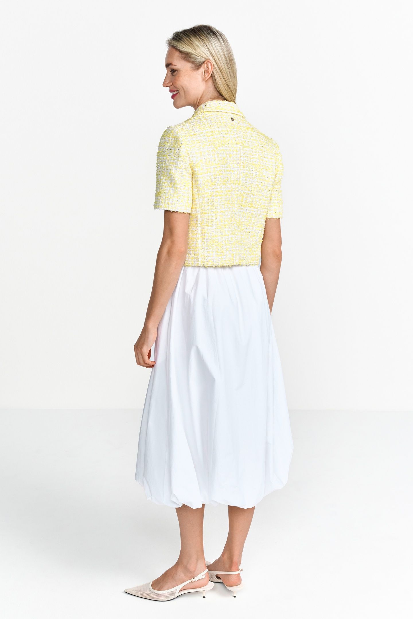 SHORT SLEEVED BOUCLE BLAZER SUMMER KISS 3