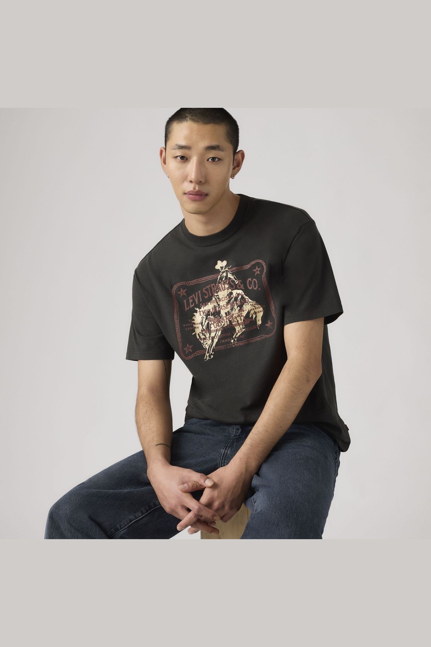 GRAPHIC VINTAGE FIT TEE 1
