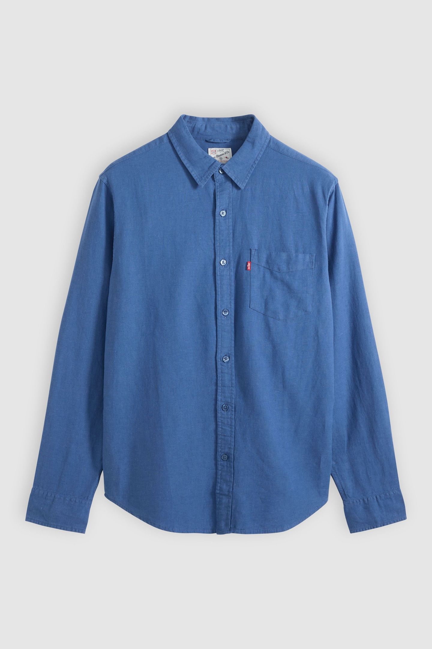 SUNSET ONE POCKET COTTON LINEN SHIRT 4