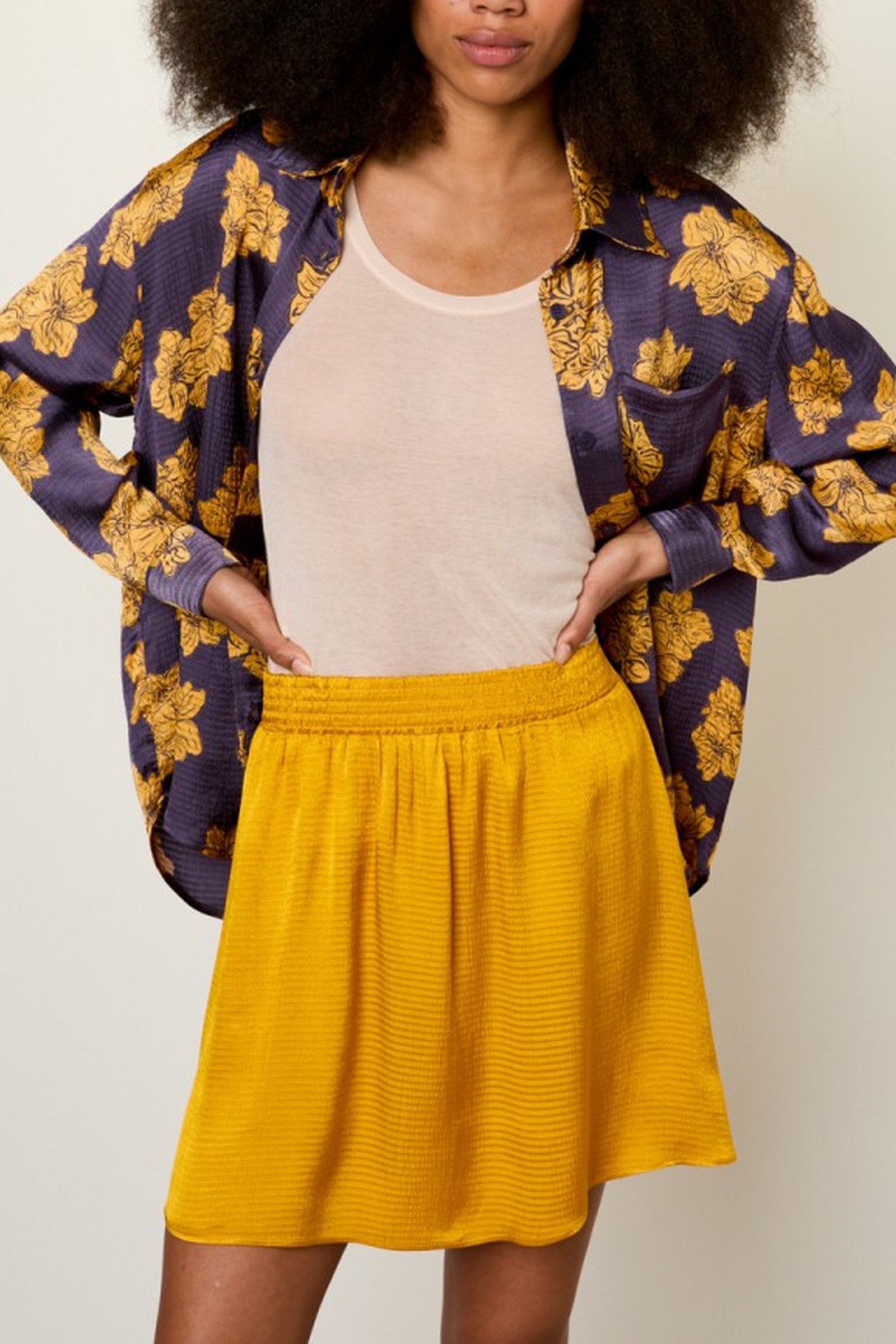 SHANING SKIRT CURCUMA 1