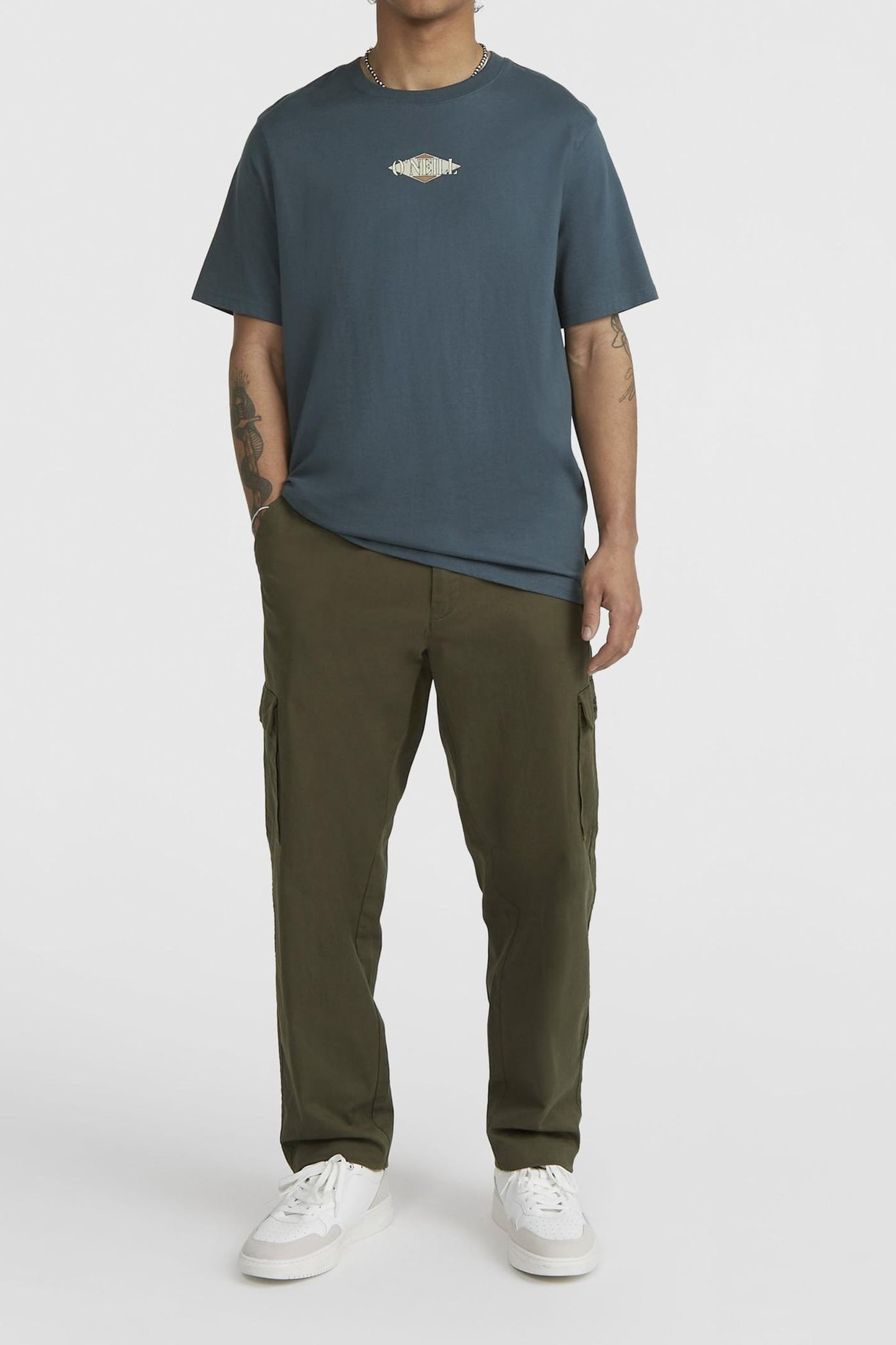 O'NEILL BACK PRINT T-SHIRT ALMA STEEL 2