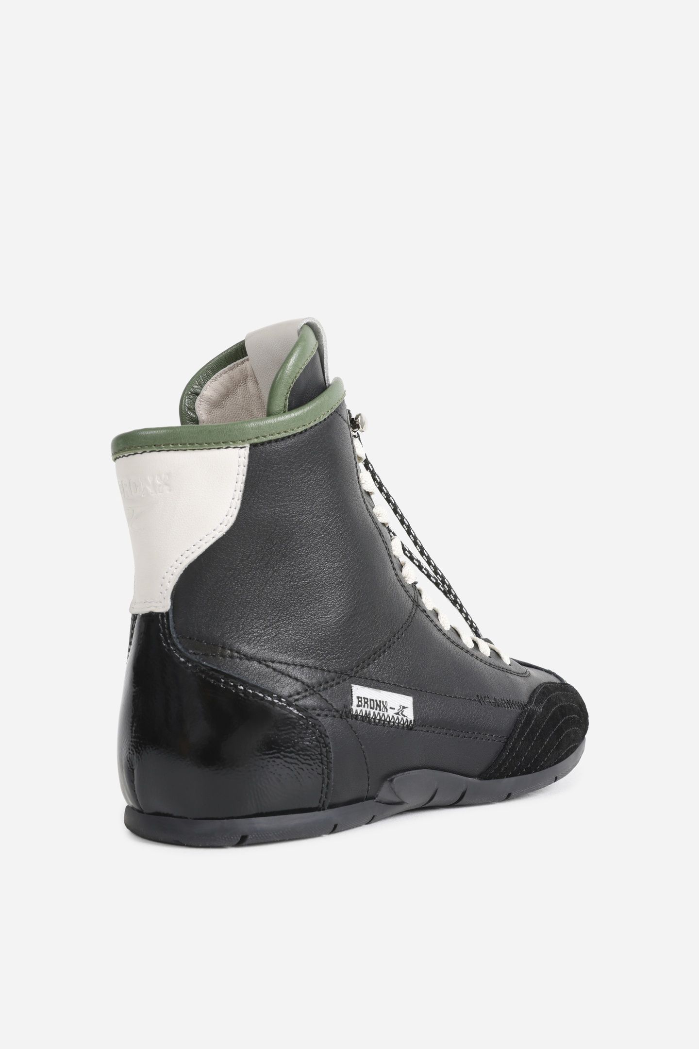 MYR-AA ANKLE BOOT BLACK/OFF WHITE/GREEN 4