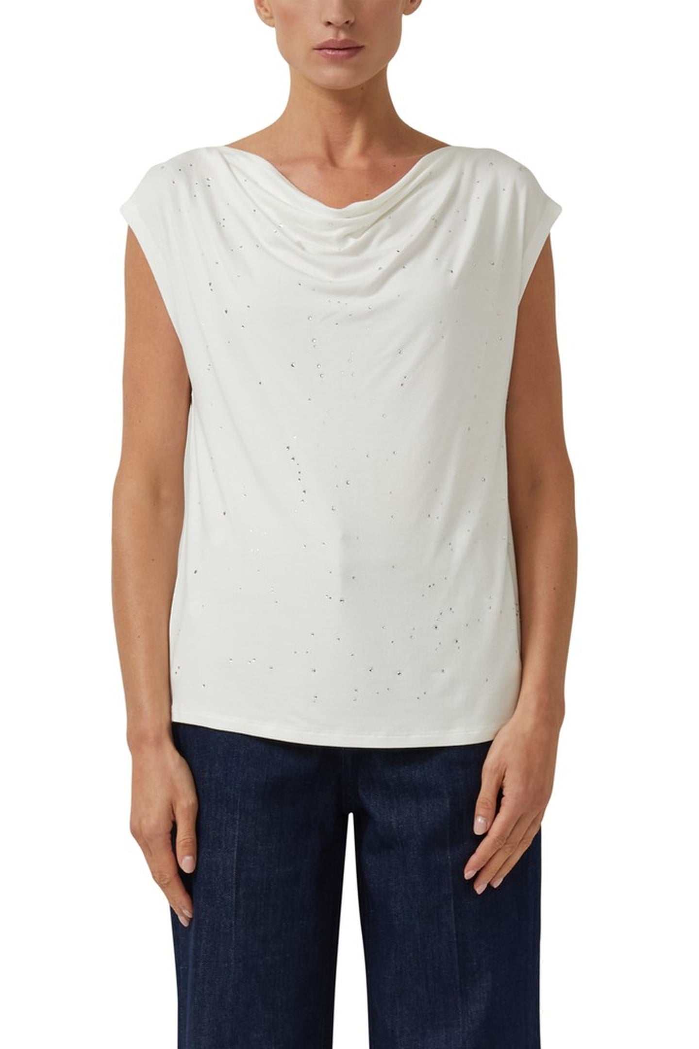 S.OLIVER T-SHIRTS OFFWHITE 1