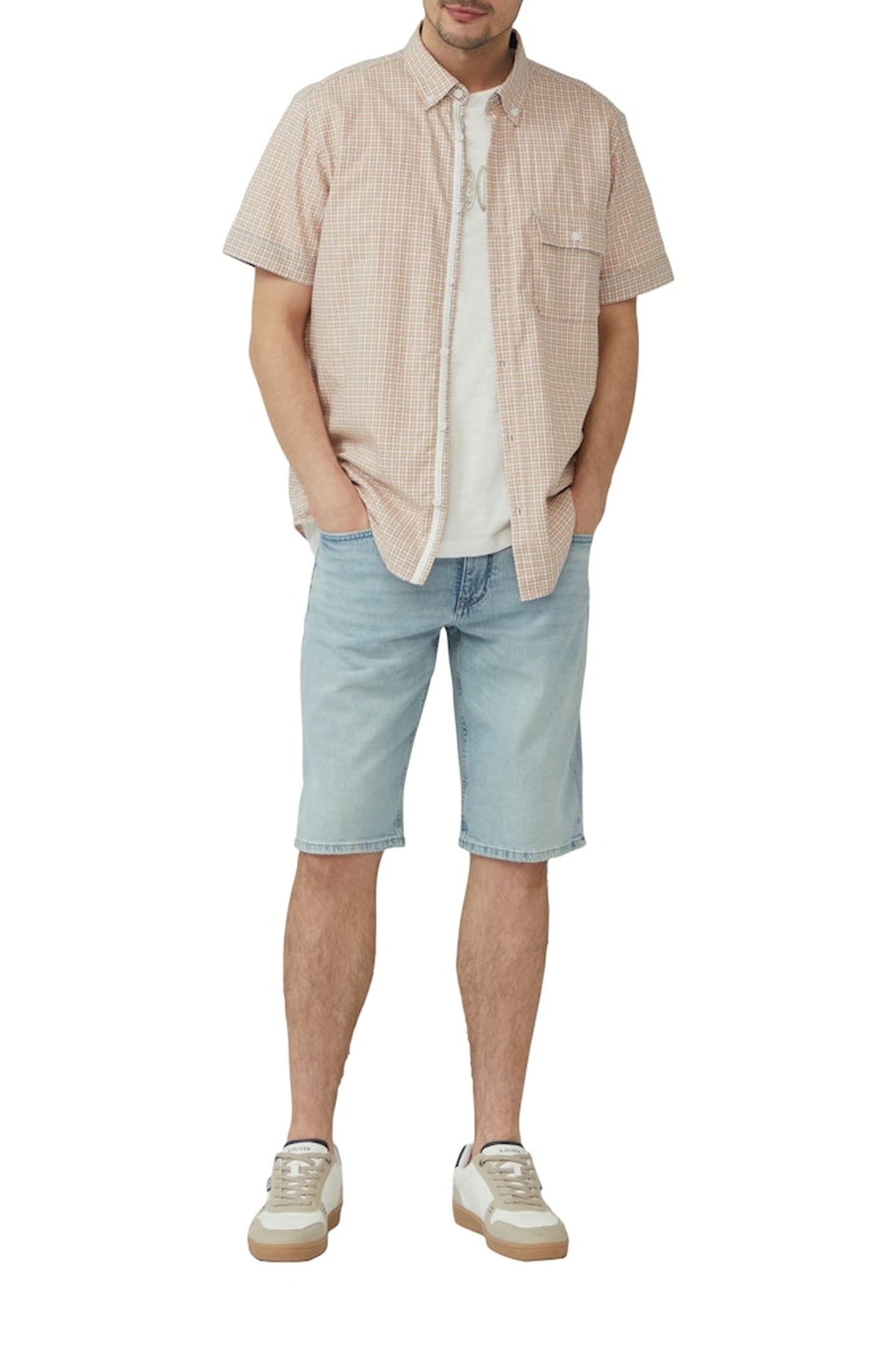 S.OLIVER SHIRTS ORANGE 2