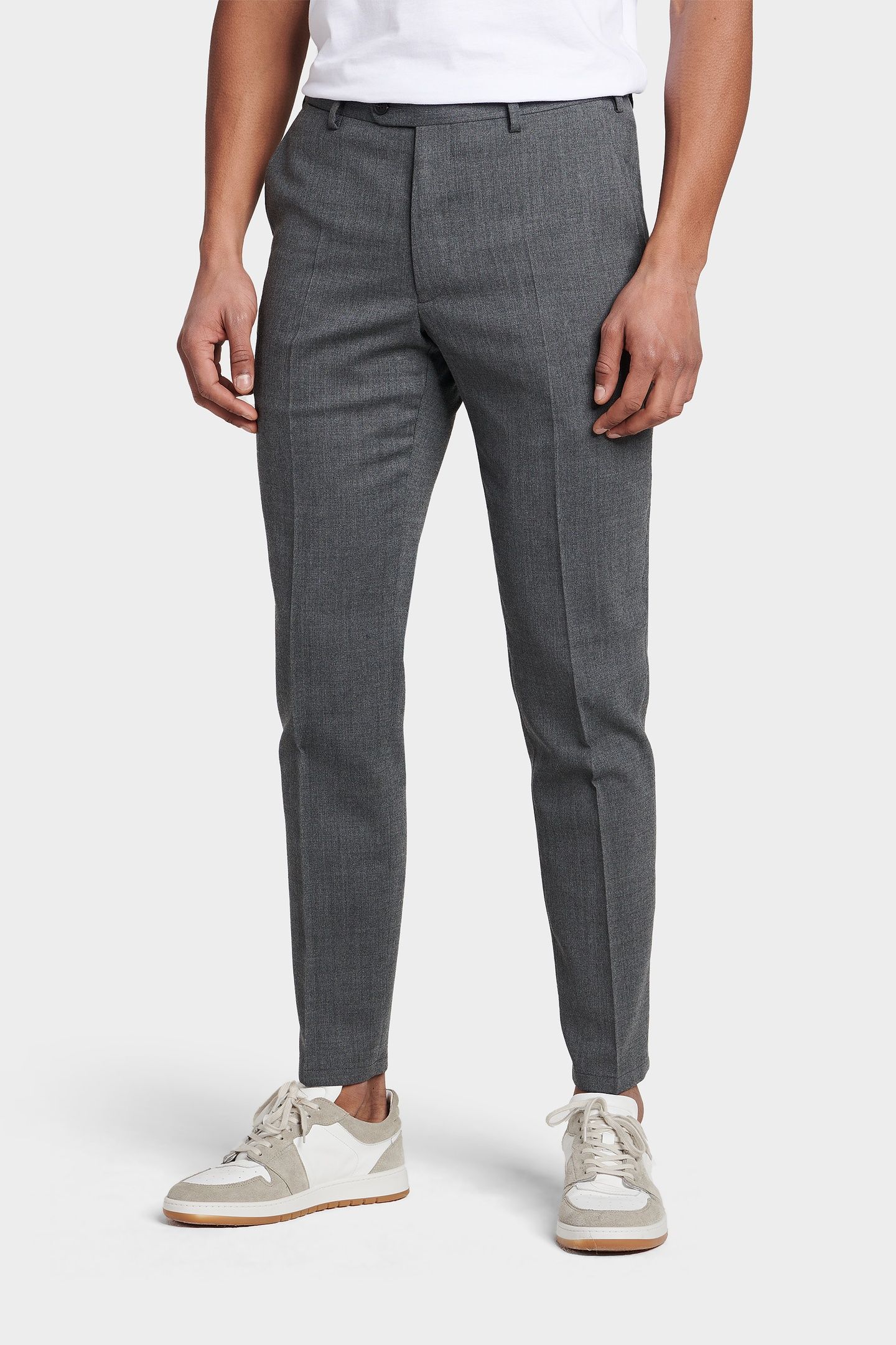 YORK FLANNEL WOOL-STRETCH GREY 2