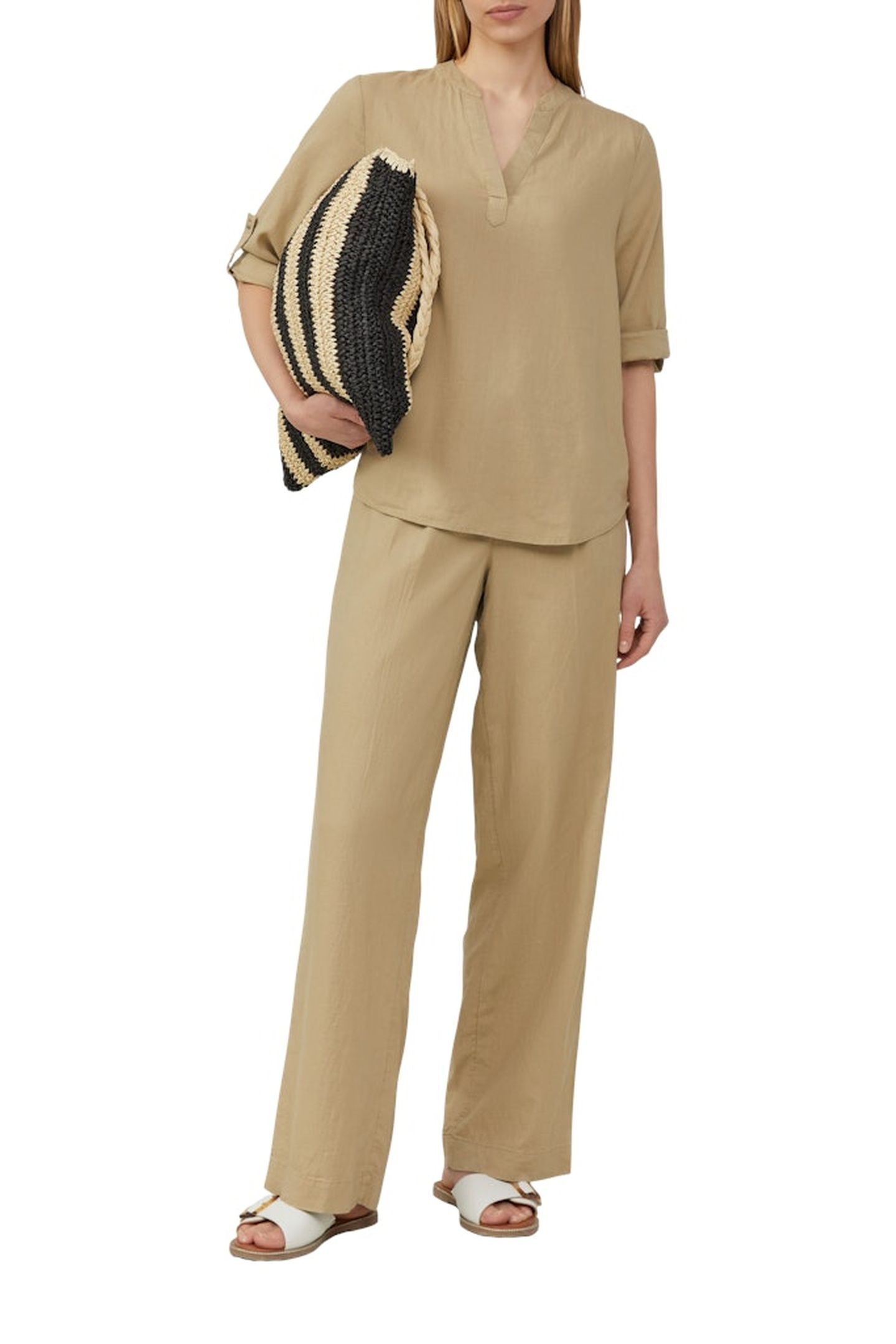S.OLIVER BLOUSES BEIGE 2