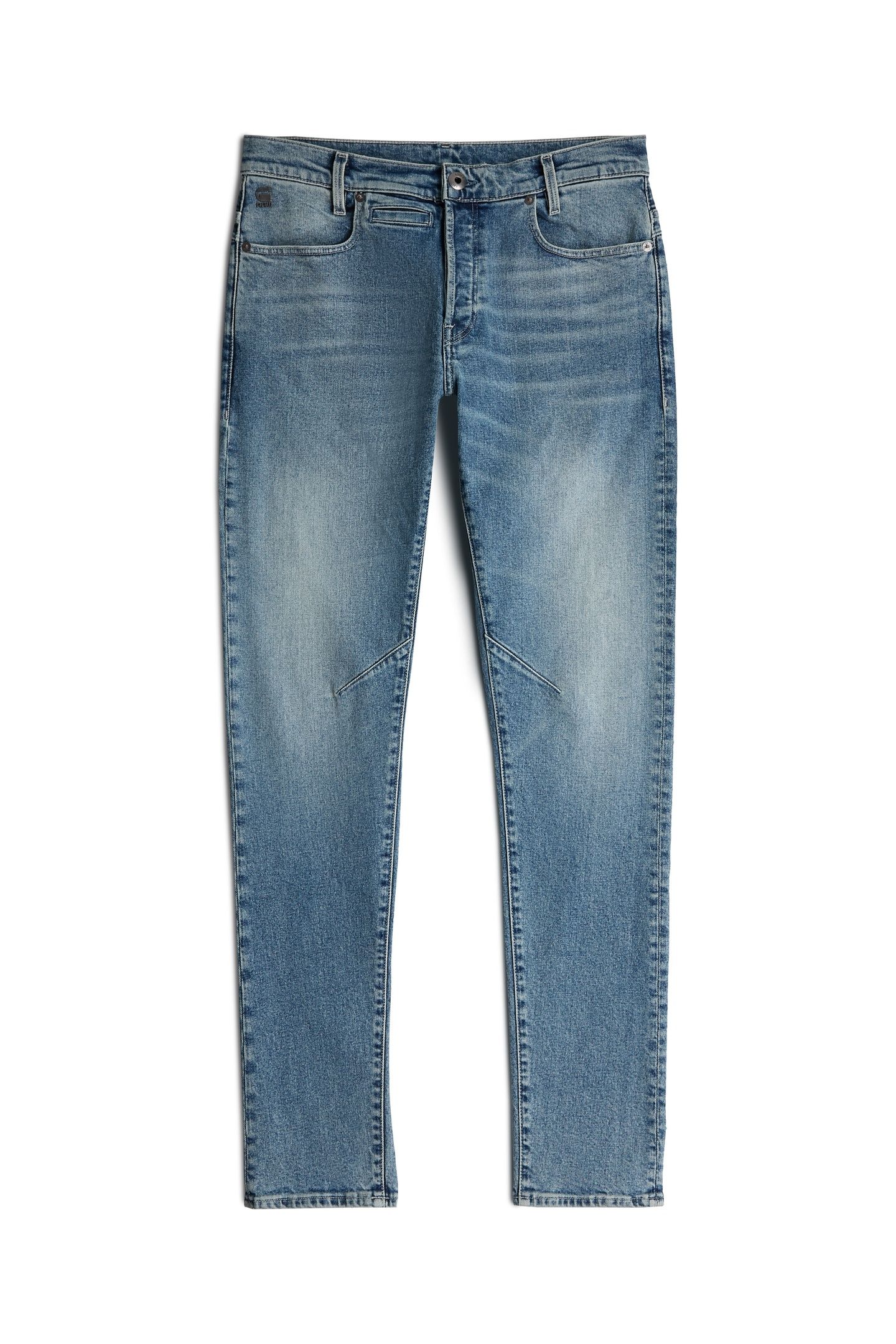 D-STAQ 5-POCKET SLIM FADED CYANINE BLUE 5