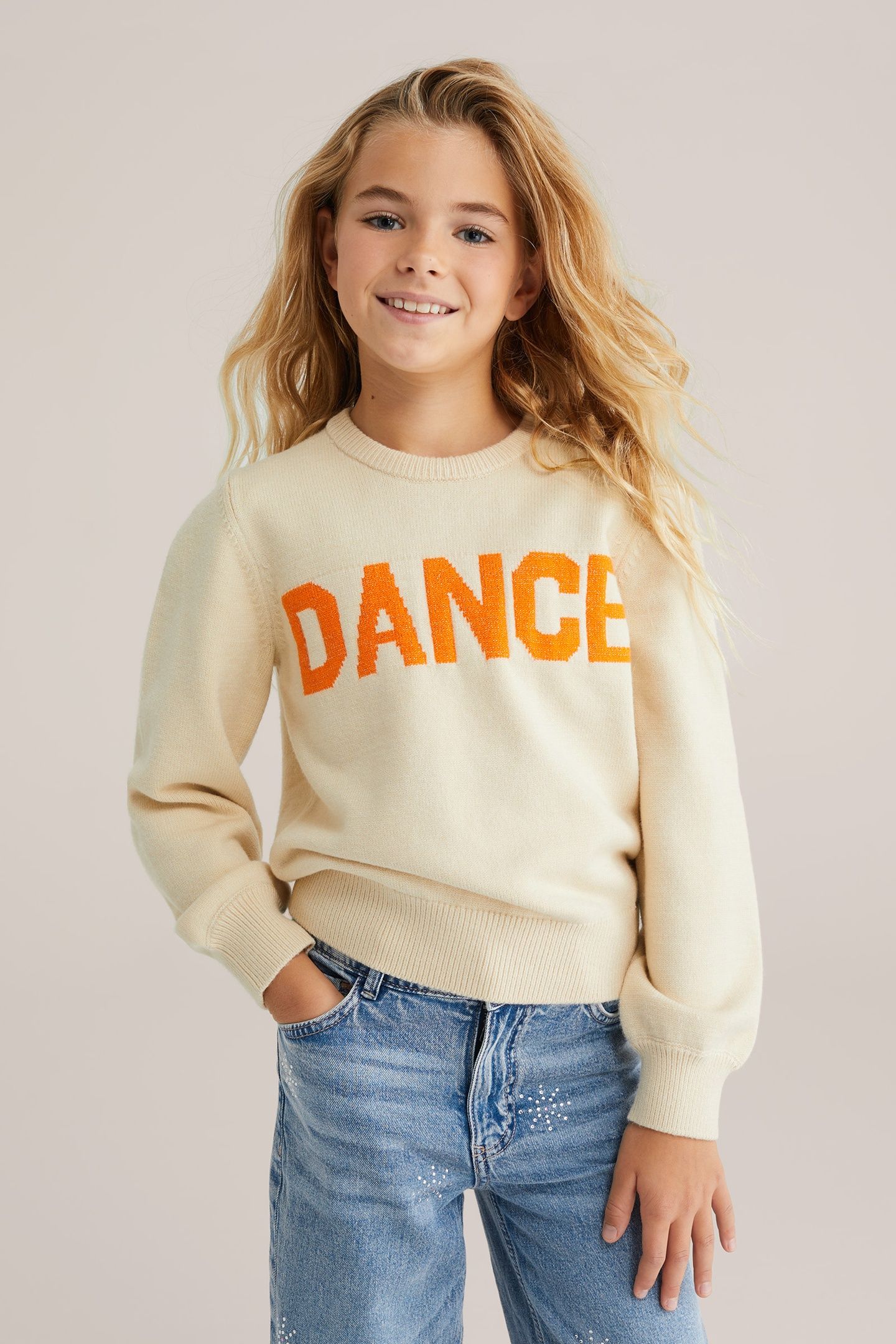 KNITTED PULLOVER BEIGE 2