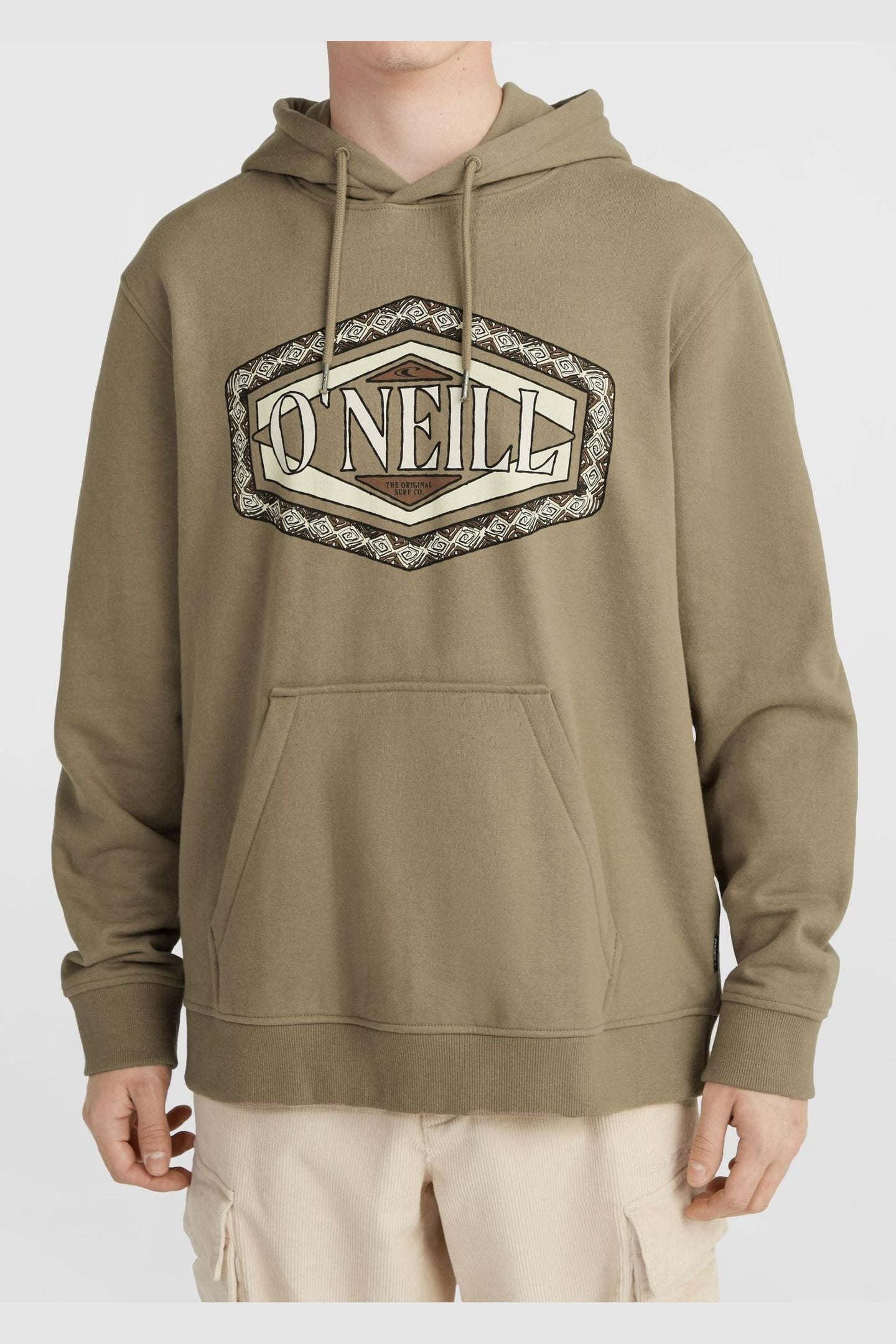 O'NEILL FRONT PRINT HOODIE CONCRETE 1