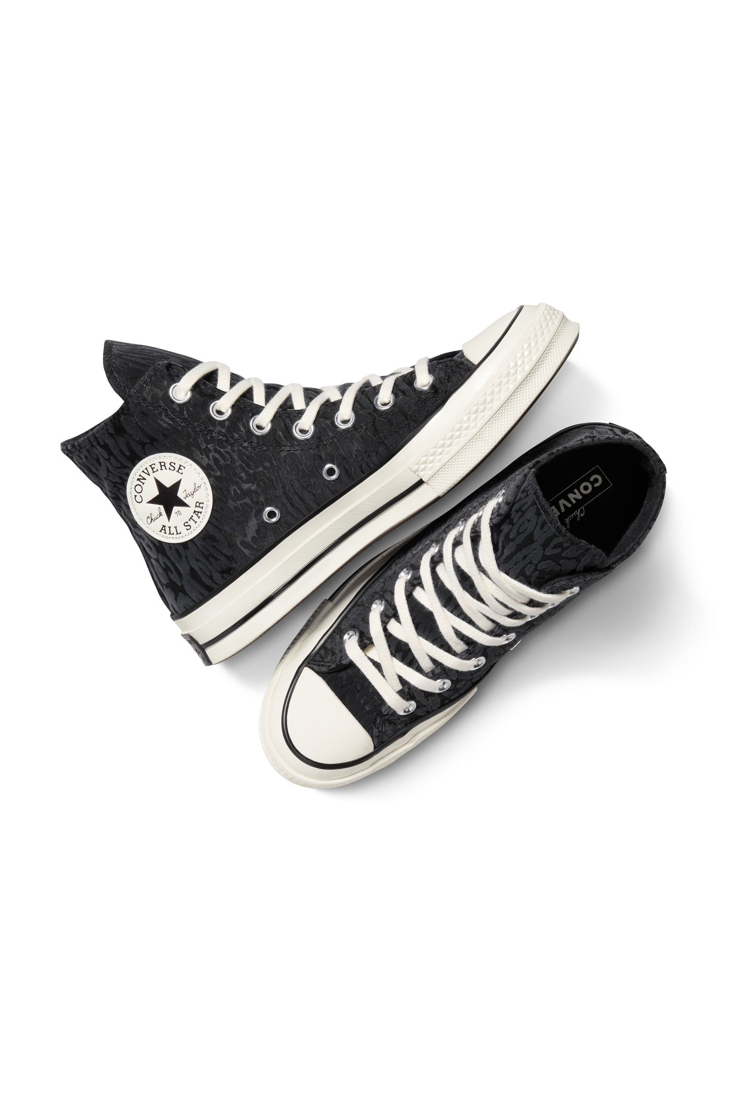 UNISEX CHUCK 70 HI BLACK/EGRET/TOTAL ECLIPSE 2