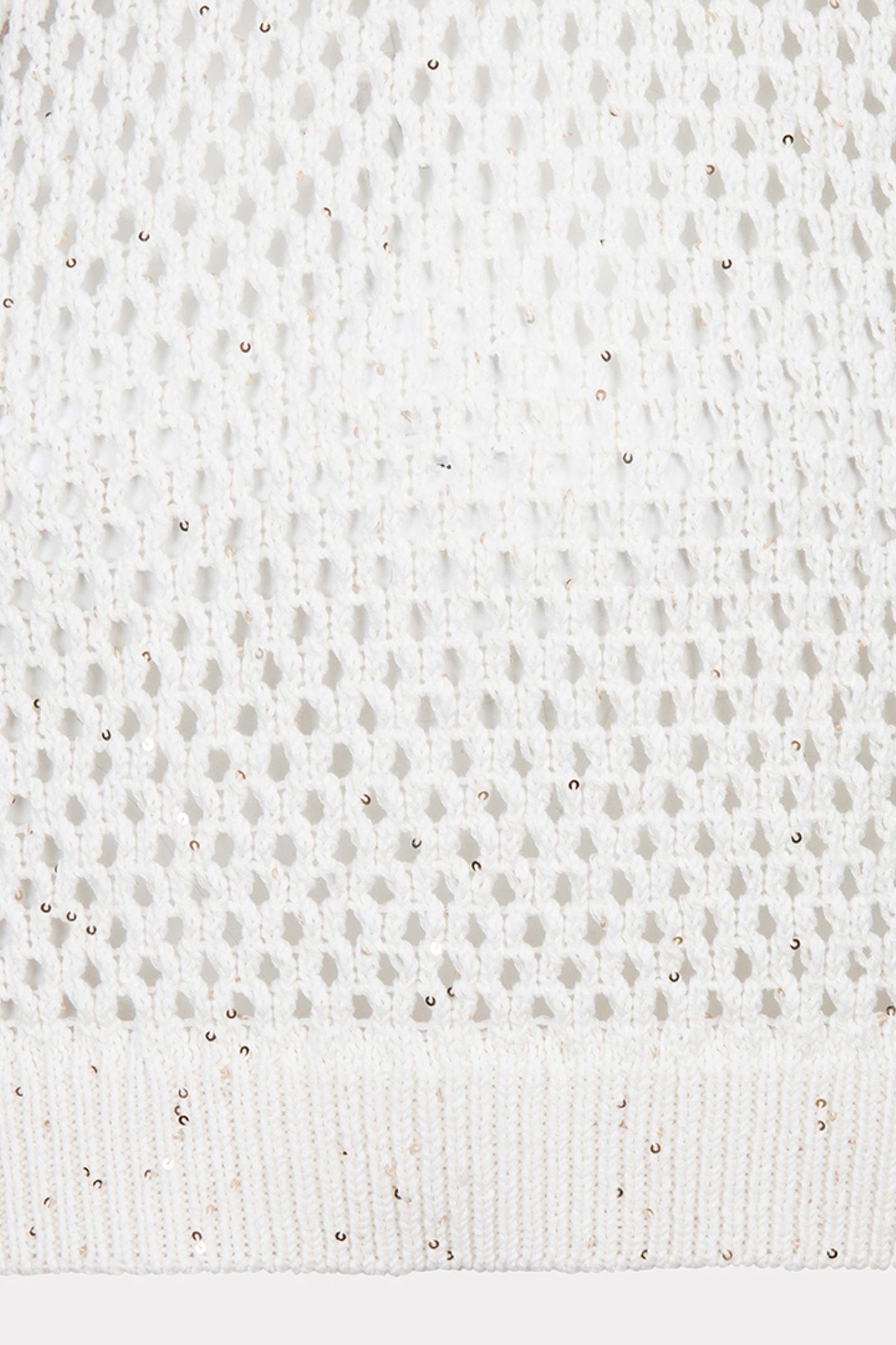 SWEATER COTTON SEQUINS OFF WHITE 8