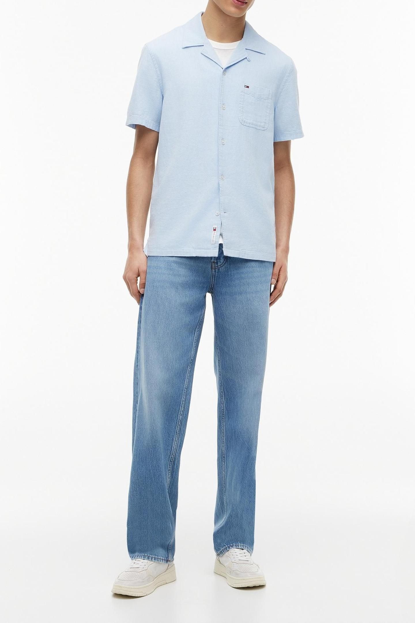 TJM REGULAR LINEN BLEND SWEET BLUE 2