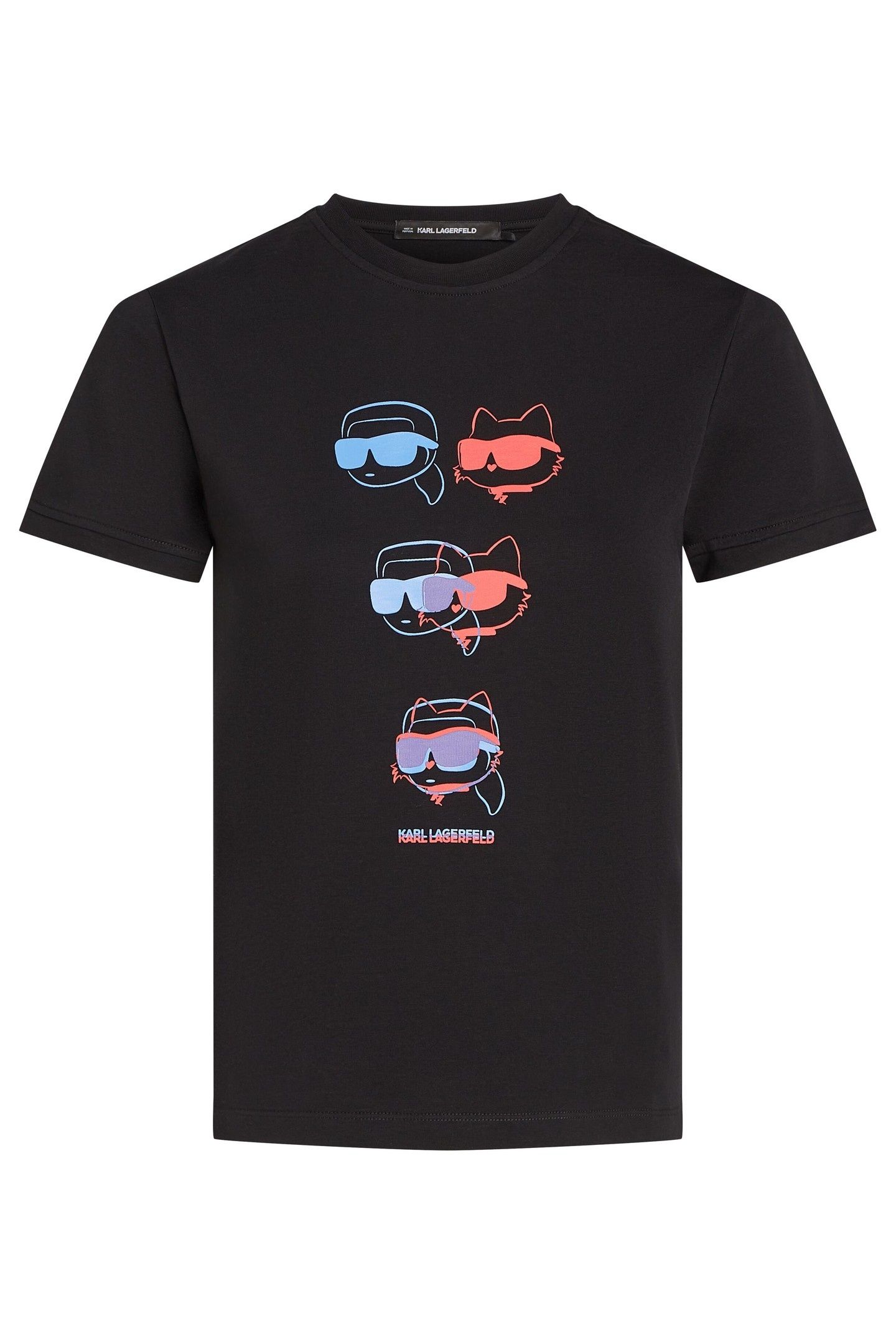 IKON COLOUR FITTED T-SHIRT BLACK 5