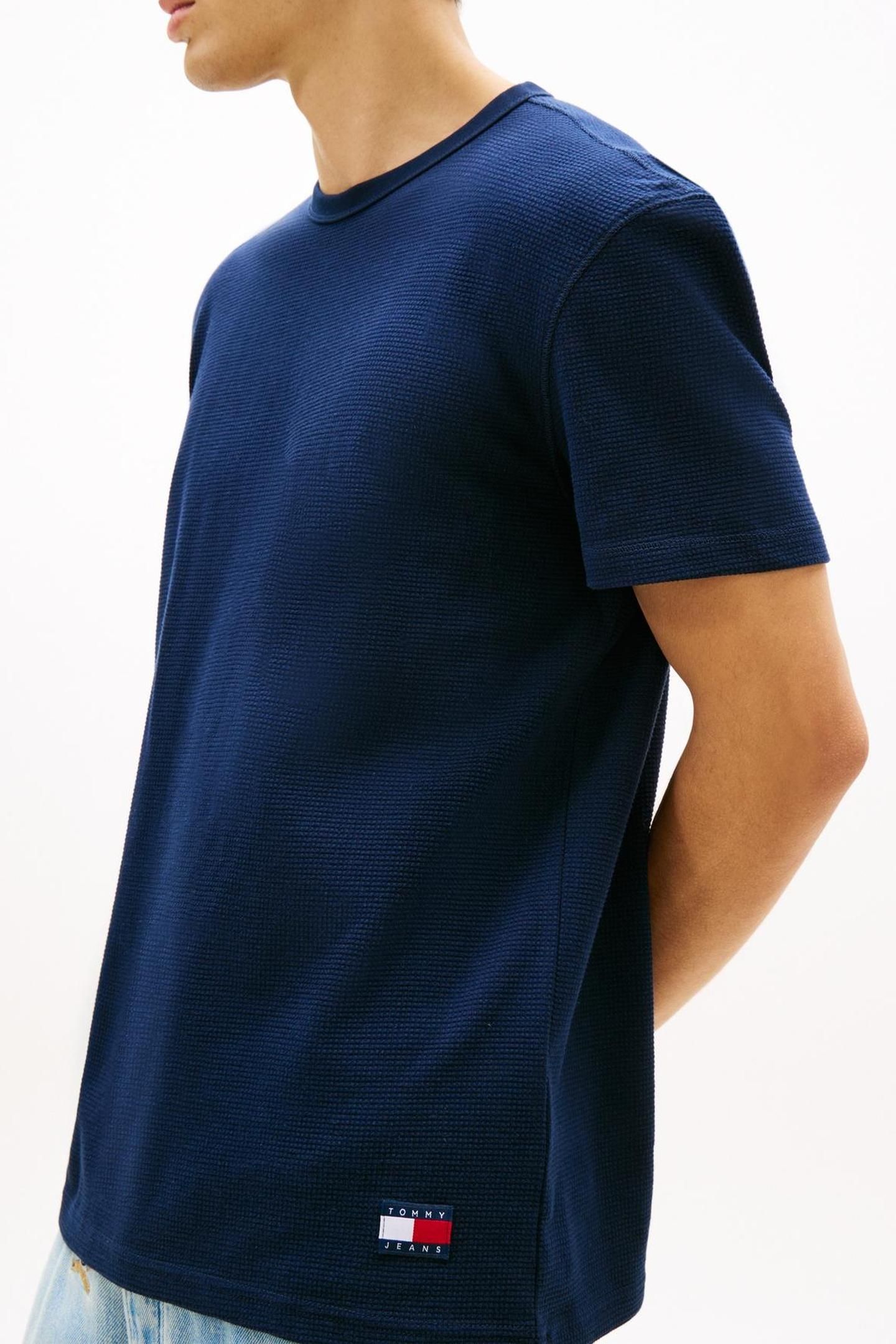 TJM REGULAR WAFFLE SS TEE DARK NIGHT NAVY 4