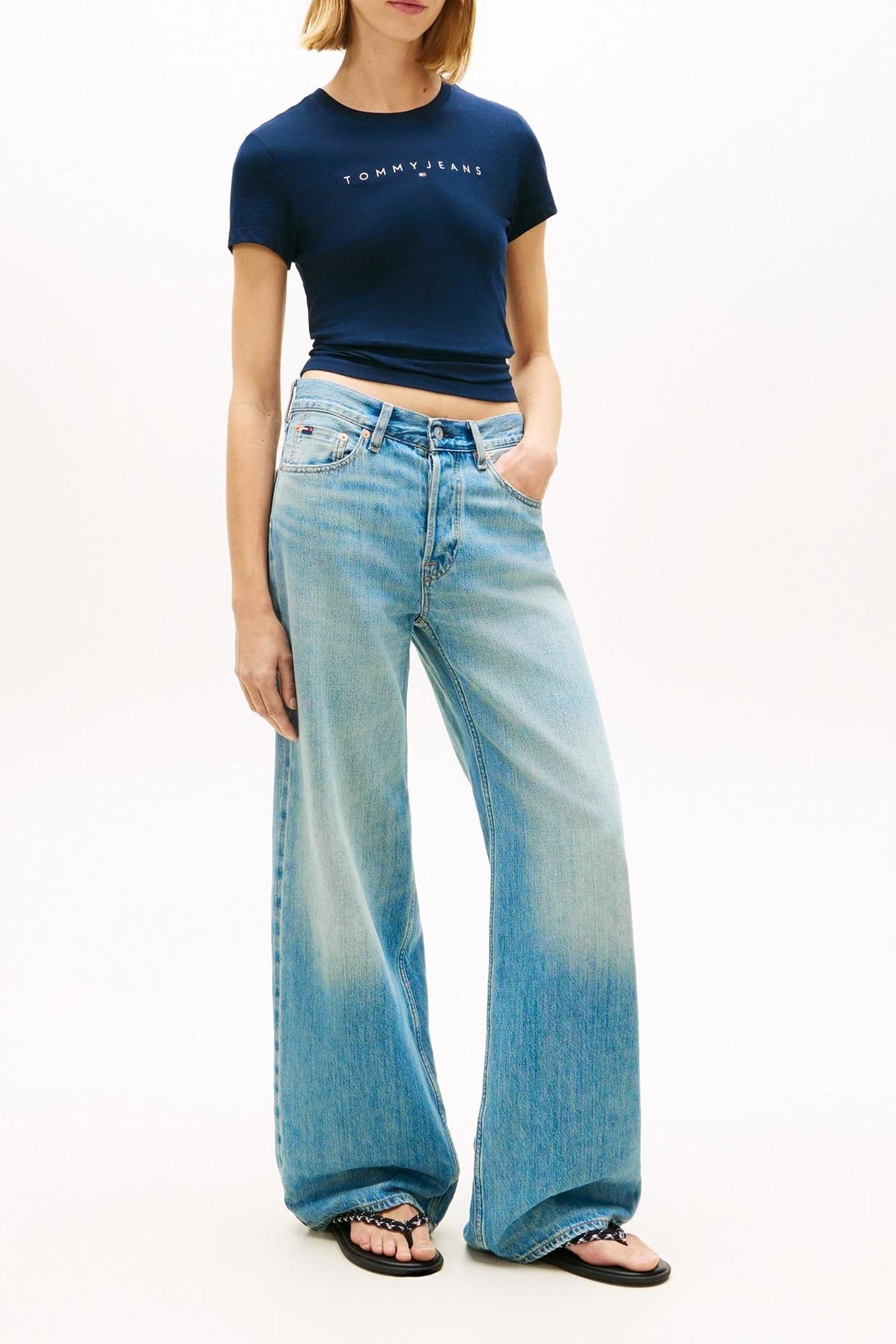 TJW SLIM LINEAR TEE DARK NIGHT NAVY 2
