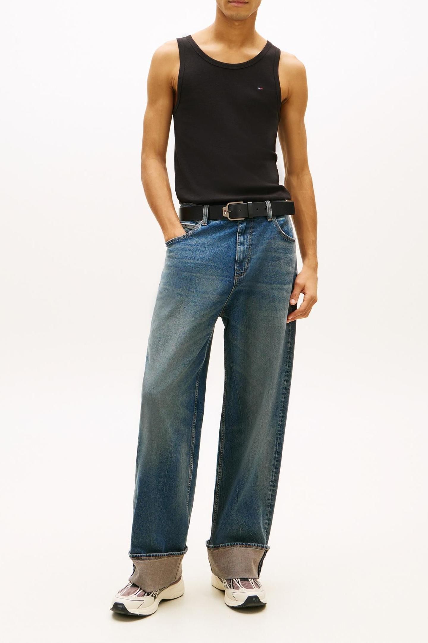 TJM XSLIM 2-PACK RIB T-SHIRT BLACK/BLACK 3