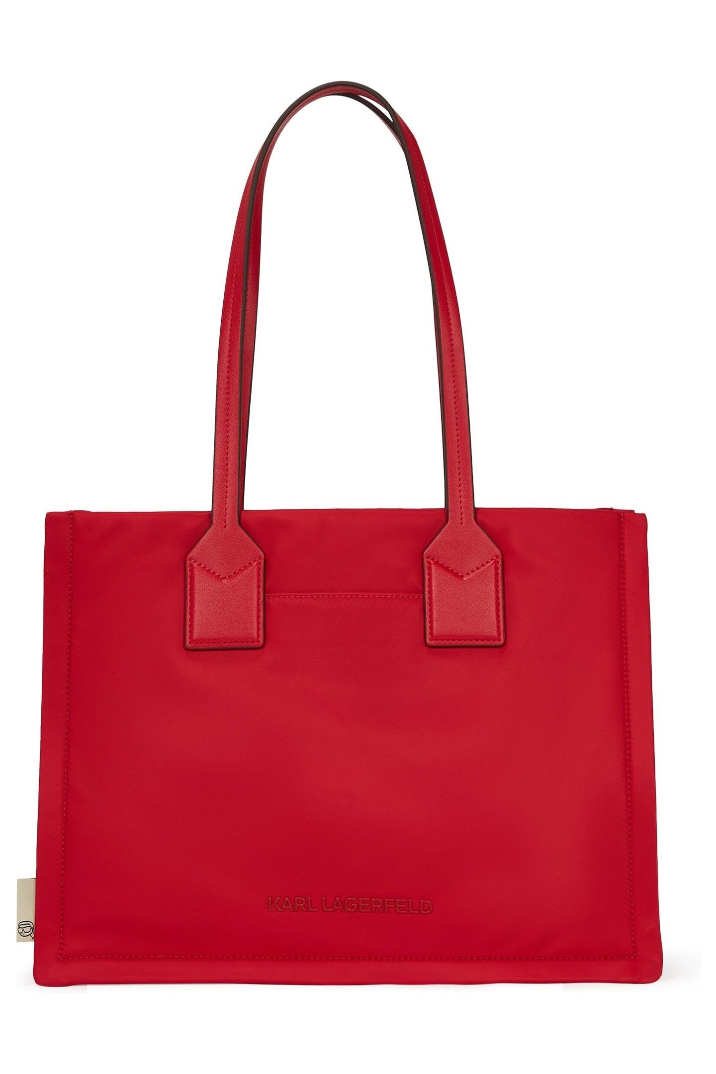 IKON NYLON MEDIUM SQUARE TOTE SCARLET SAGE 2