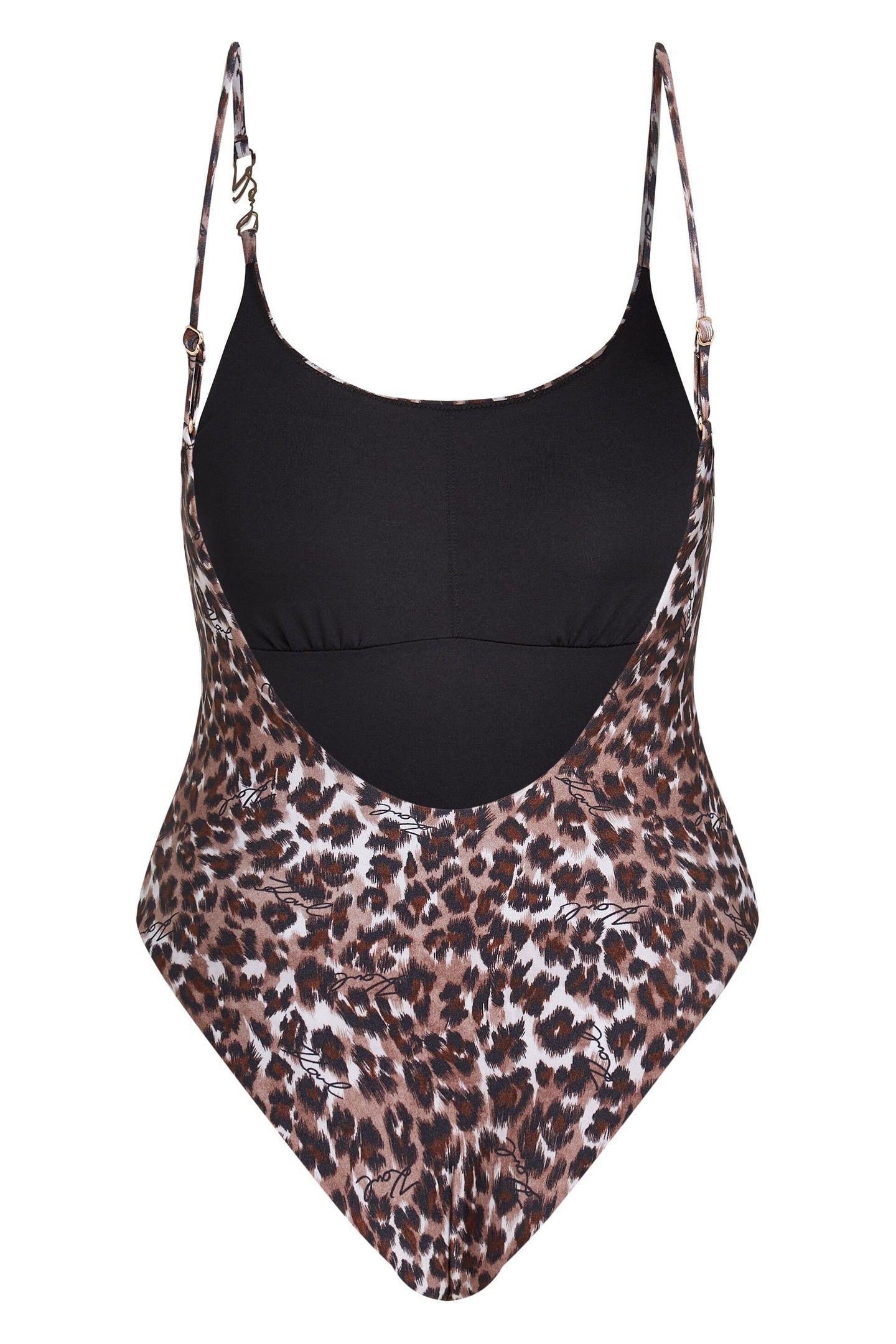 KARL CHEEKY SWIMSUIT SIGNATURE LEOPARD 6