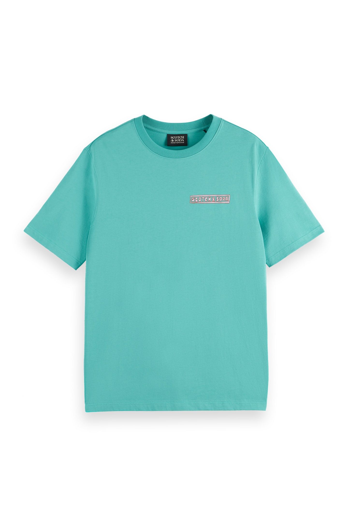 REGULAR-FIT FRONT AND BACK ARTWORK T-SHIRT AGATE GREEN 1