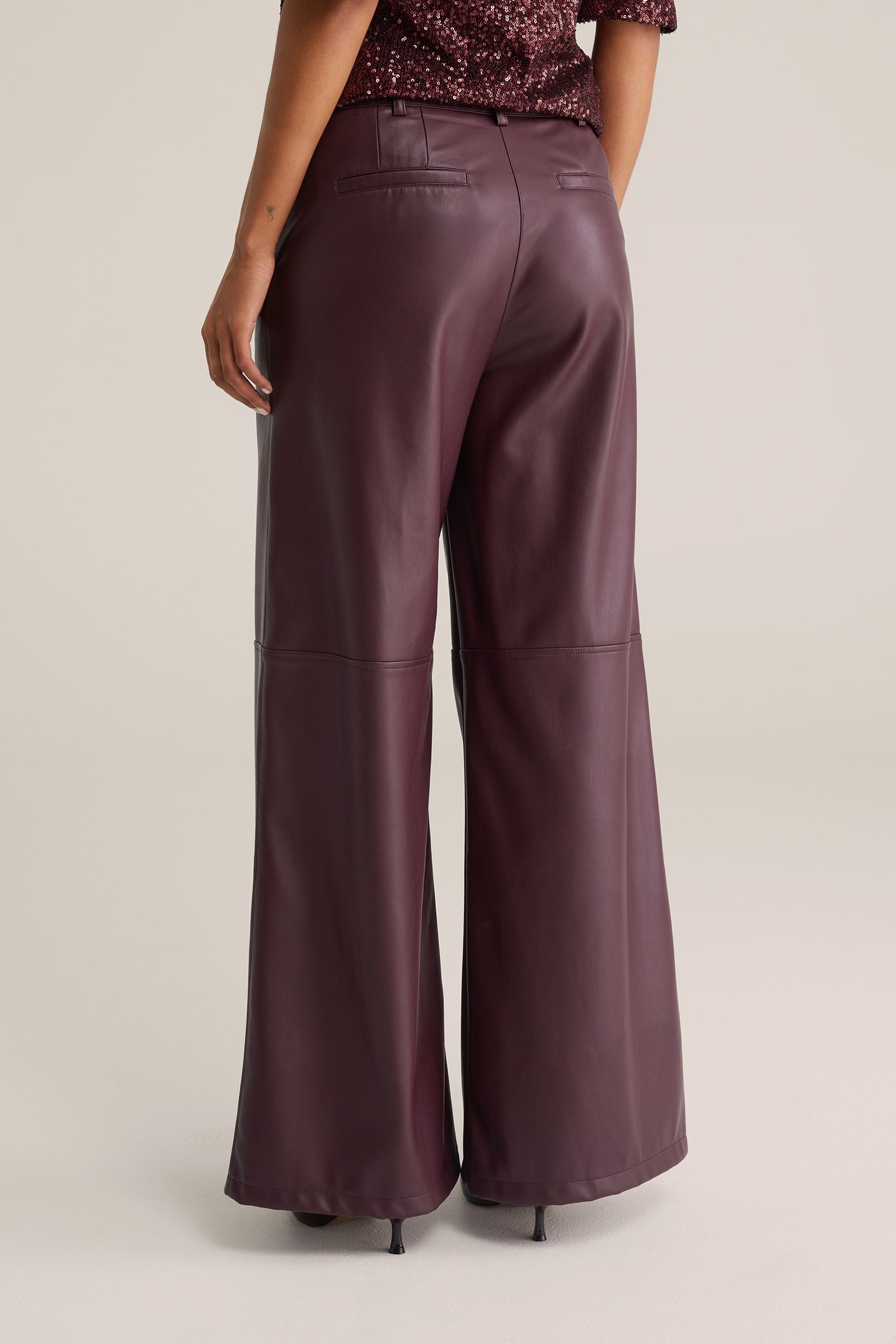 TROUSER BURGUNDY RED 3