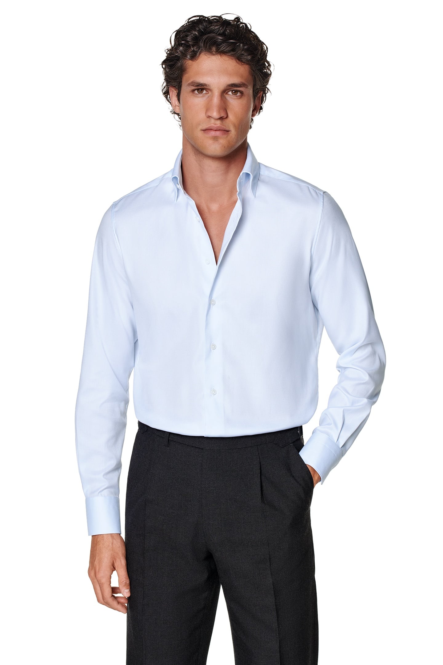 TRAVELLER LIGHT BLUE CLASSIC FORMAL SHIRTS LIGHT BLUE 1