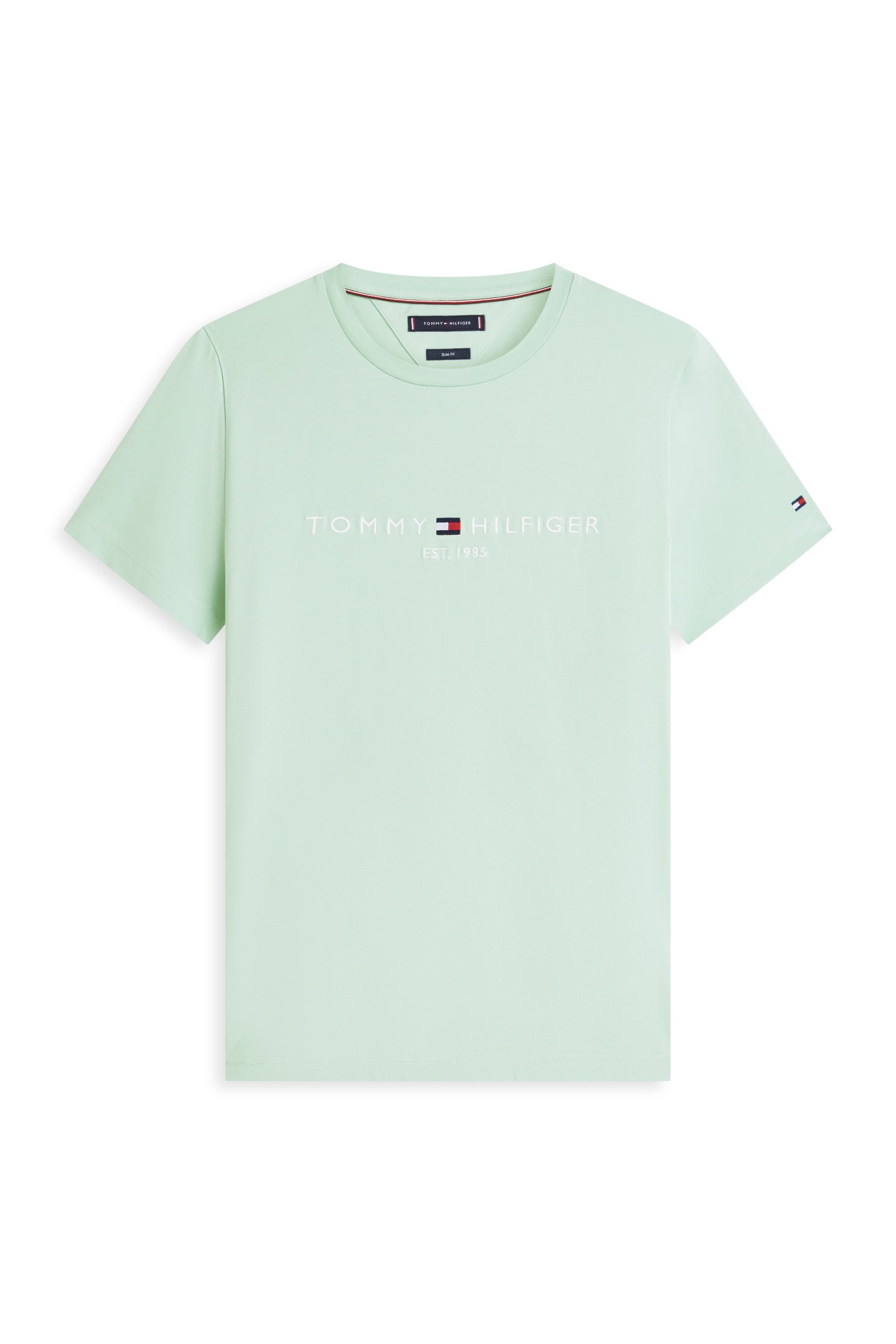 TOMMY LOGO TEE CRUSHED MINT 4