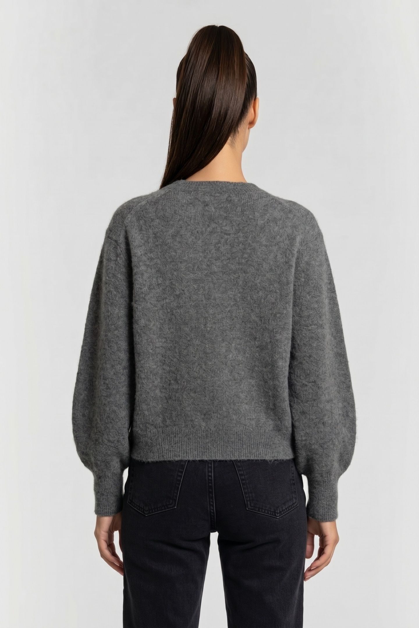 CALLIE CASH JUMPER GREY MARL 2
