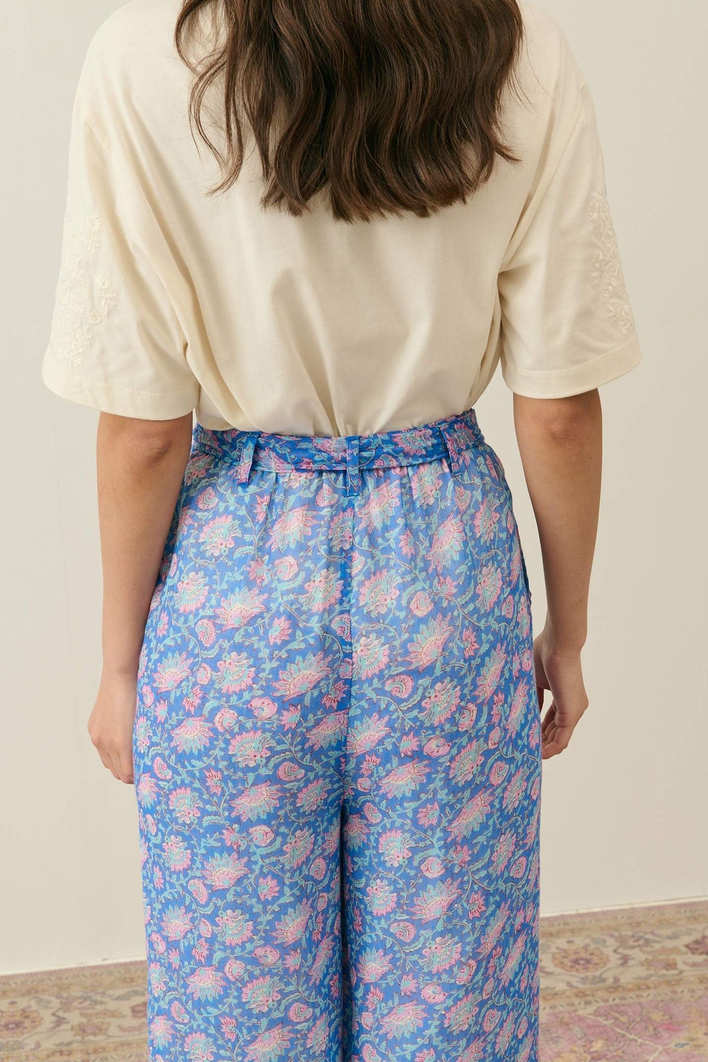 PANTS AMANDINA BLUE CAPRI COVE 4