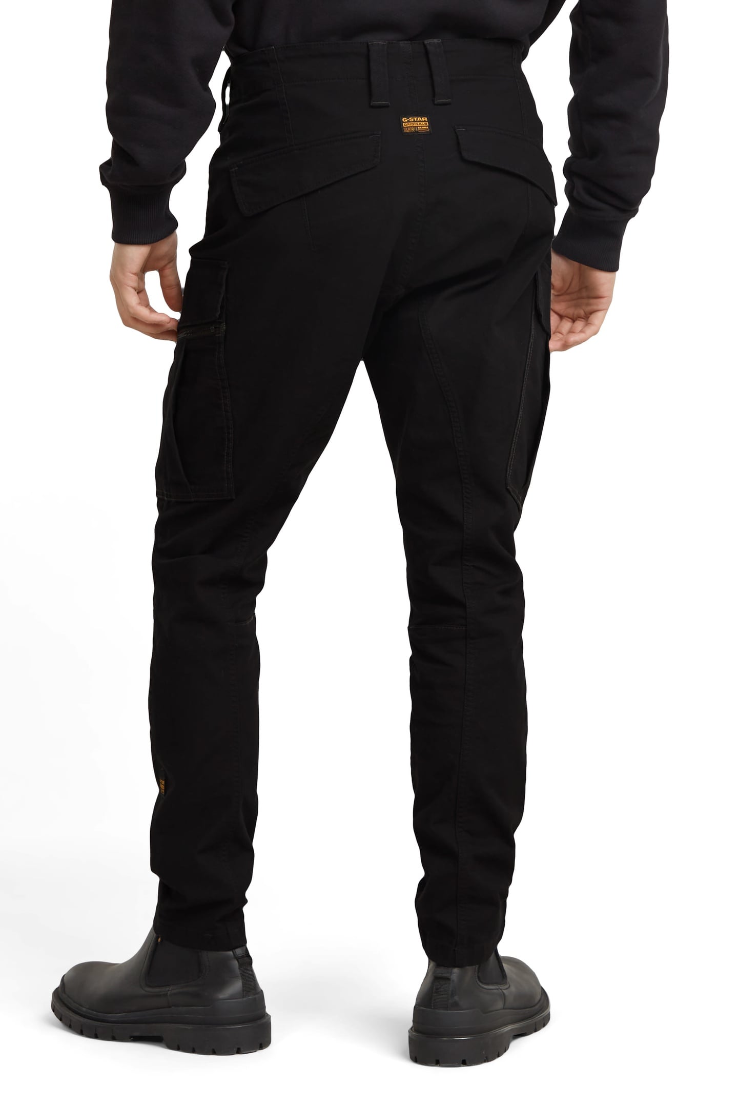 ZIP POCKET 3D SKINNY CARGO 2.0 BLACK 3
