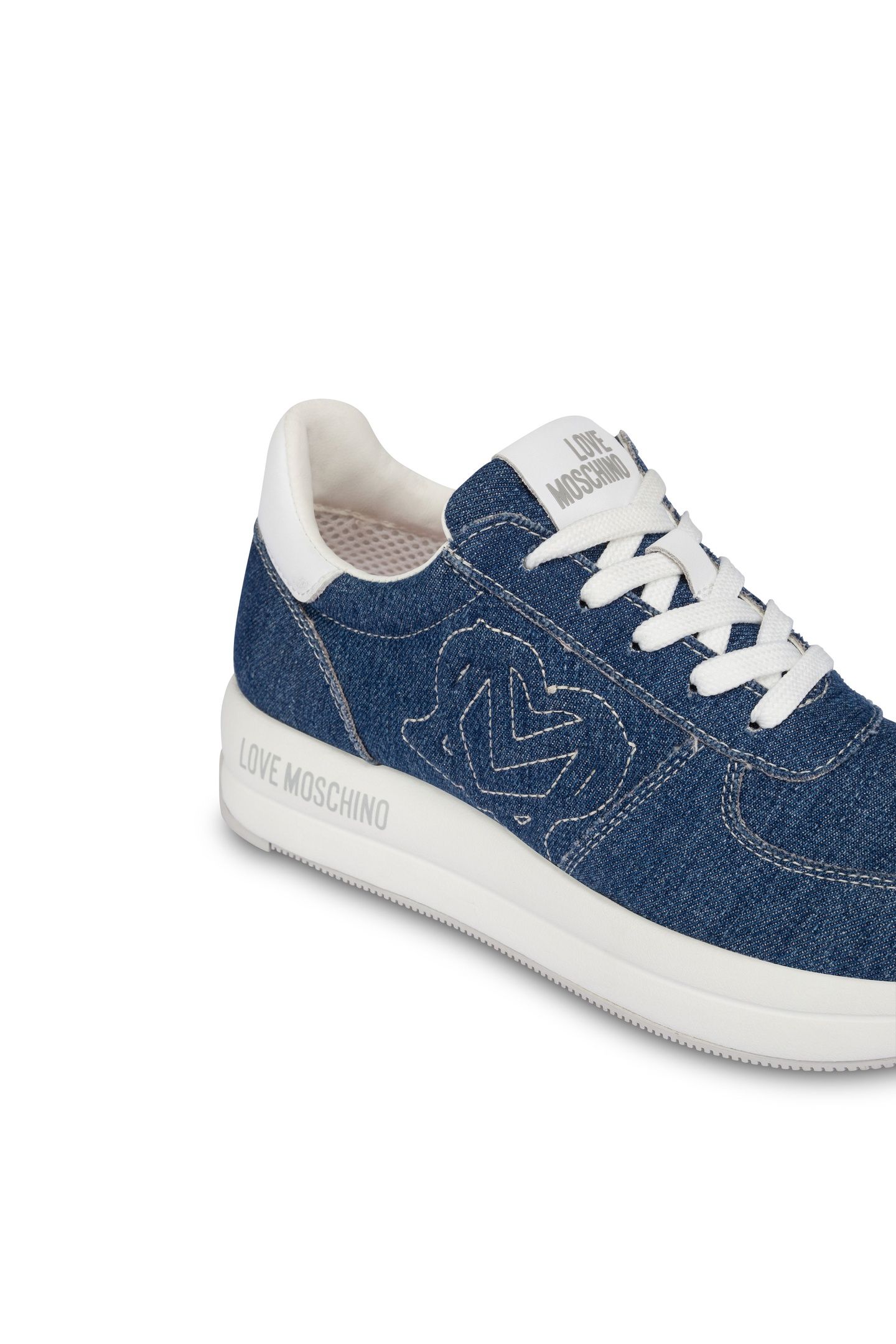 SNEAKERS IN DENIM DAILY RUNNING BLUE 3
