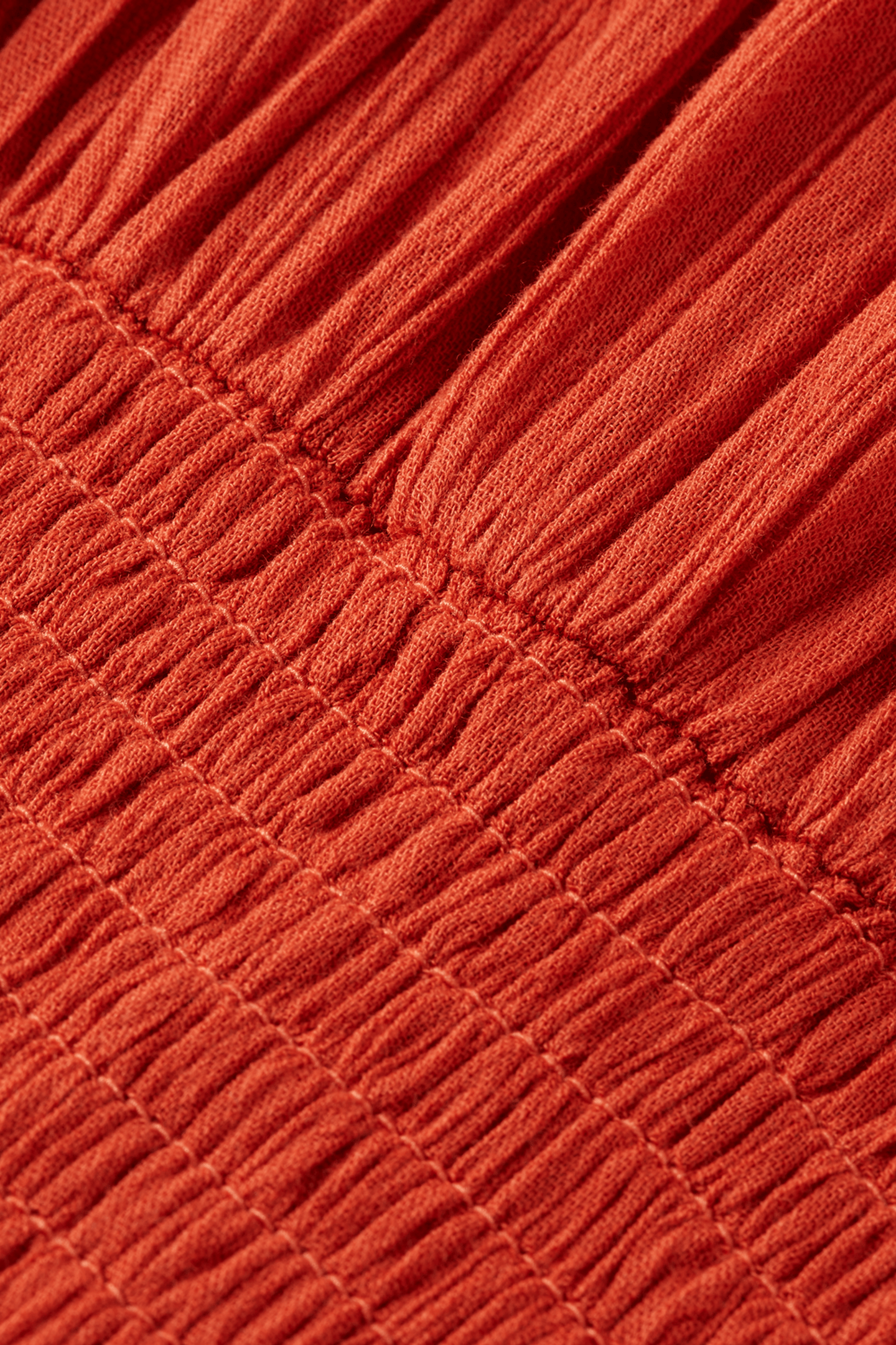RUFFLED MINI DRESS WITH GATHERED WAIST KETCHUP 6