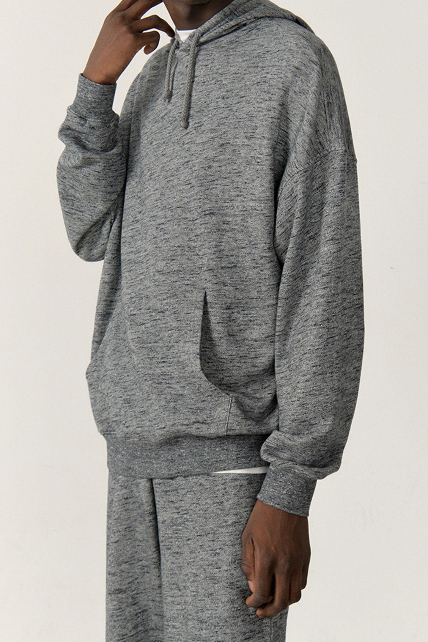 SOWABAY SWEAT SHIRT ANTHRACITE CHINE 2