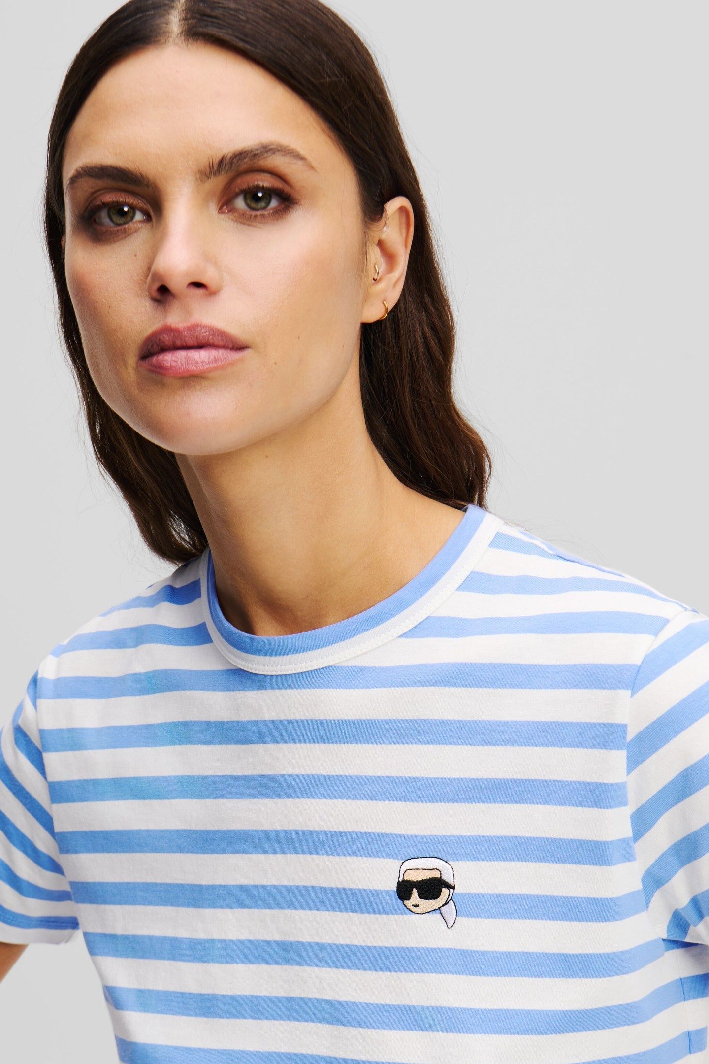 IKON STRIPE BOXY T-SHIRT ULTRAMARINE-CREAM STRIPE 5