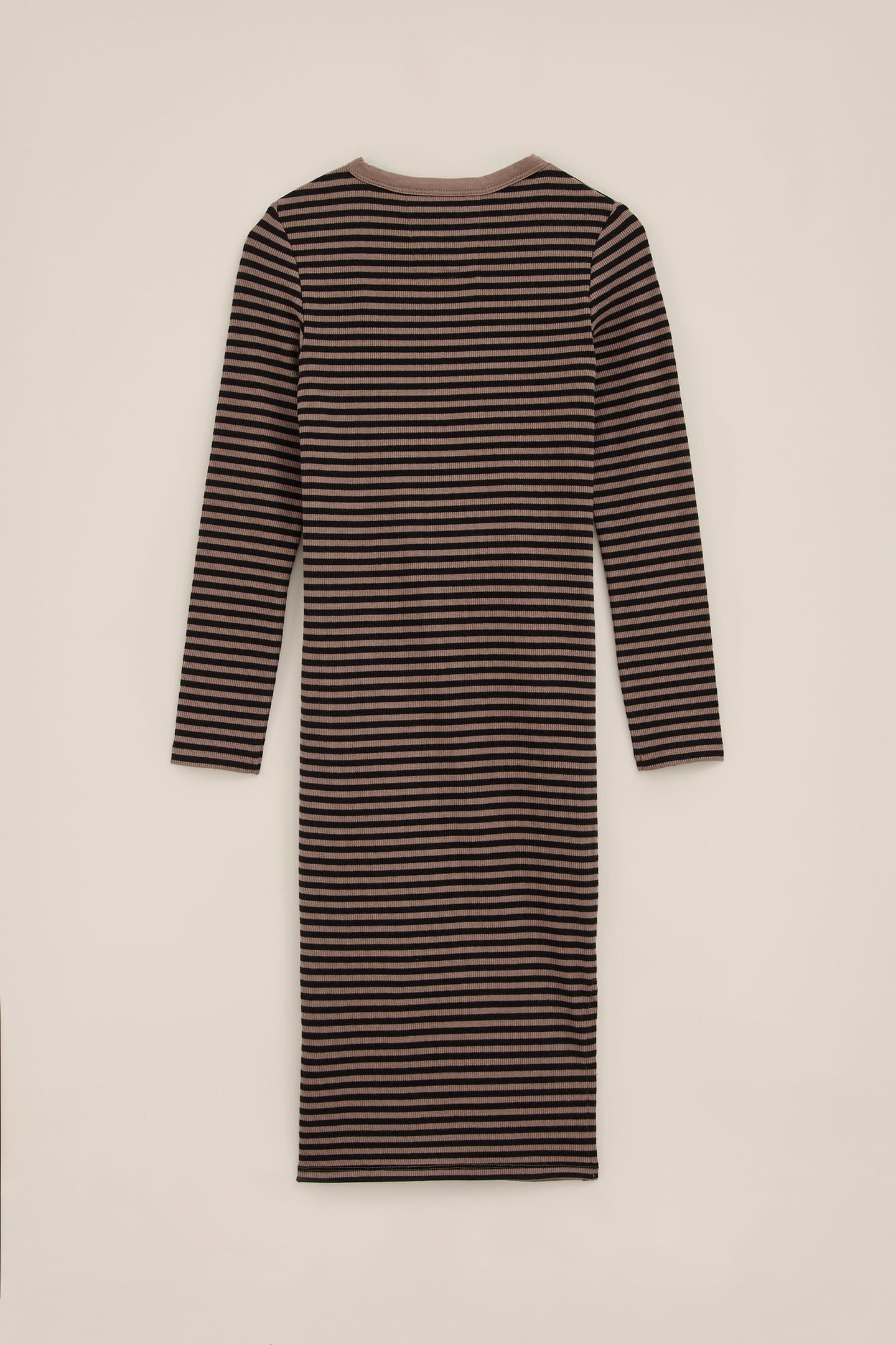 DRESS MAXI LENGTH BROWN 4