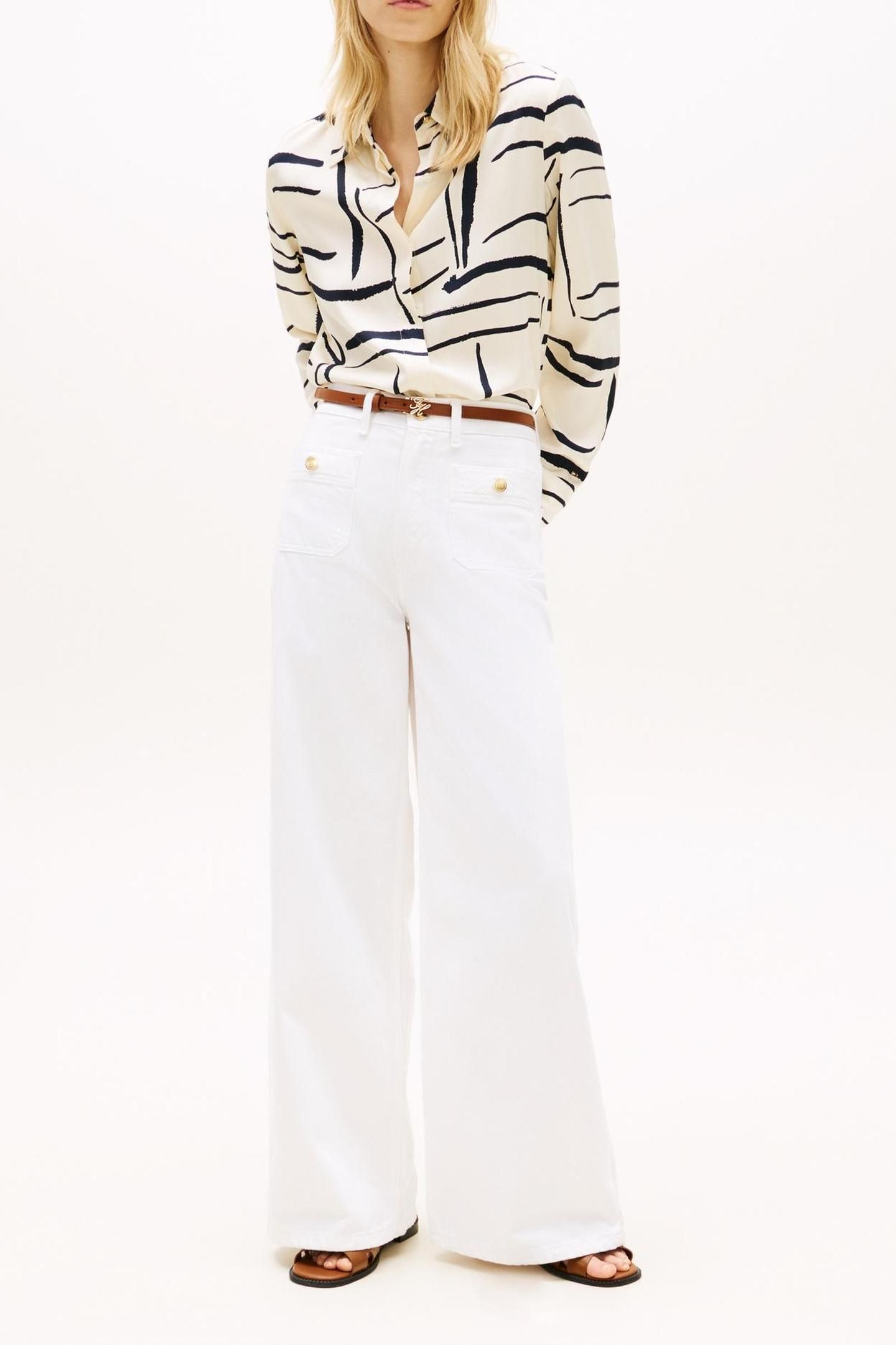 VIS TWILL BUTTON UP FLAG FEATHERS CALICO 1