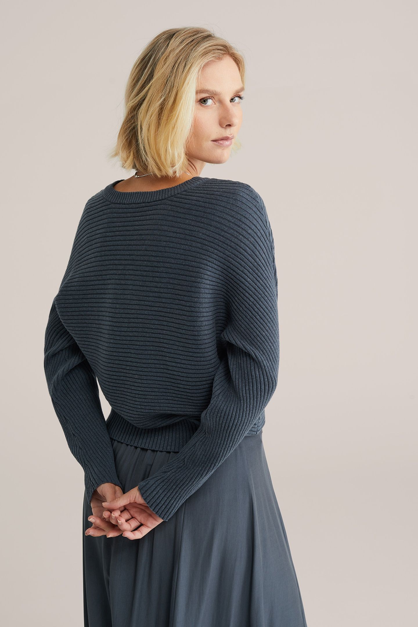 KNITTED PULLOVER GREEN BLUE 3