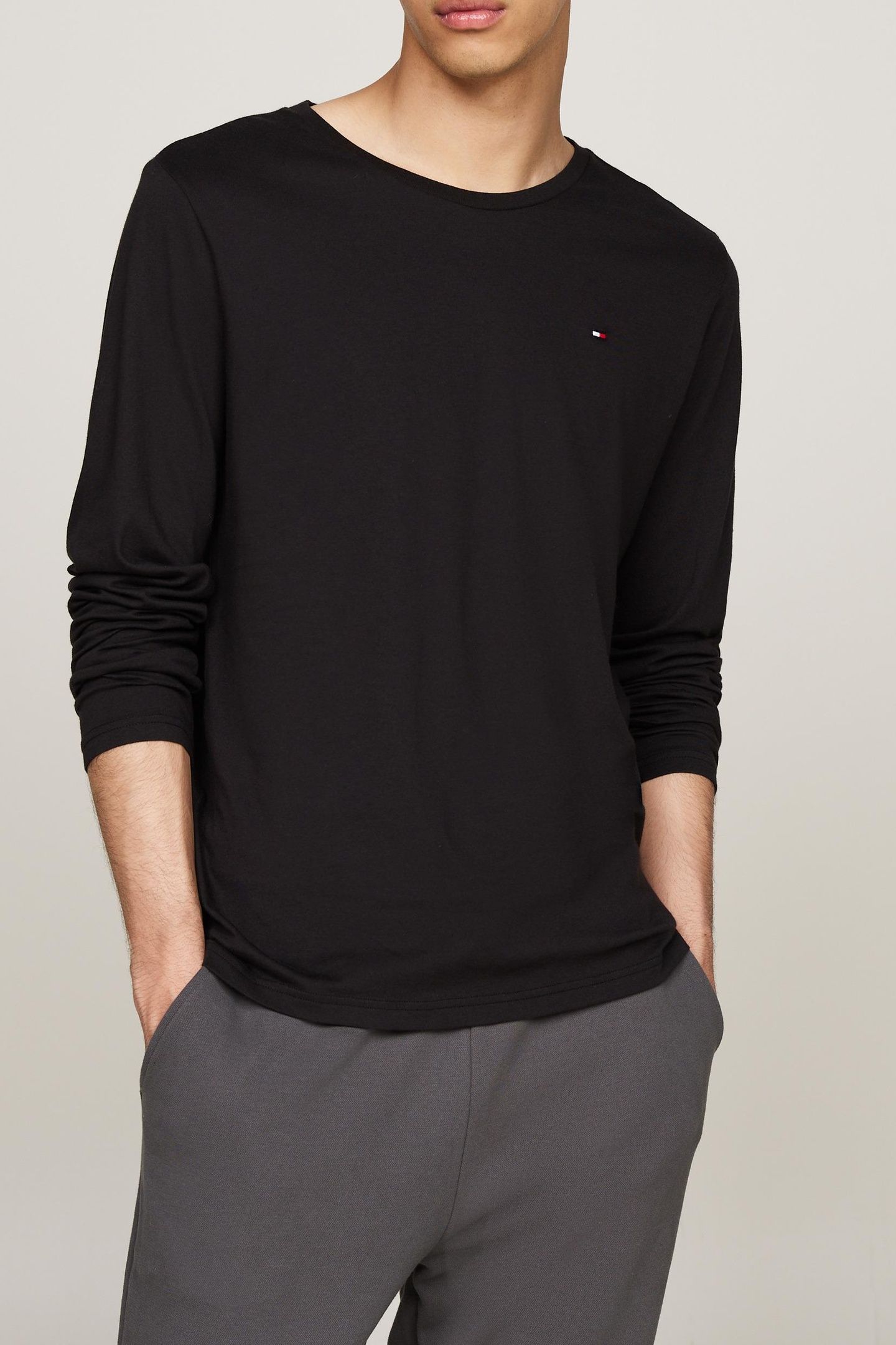 3-PACK LS TEE WHITE/BLACK/GREY HEATHER 3