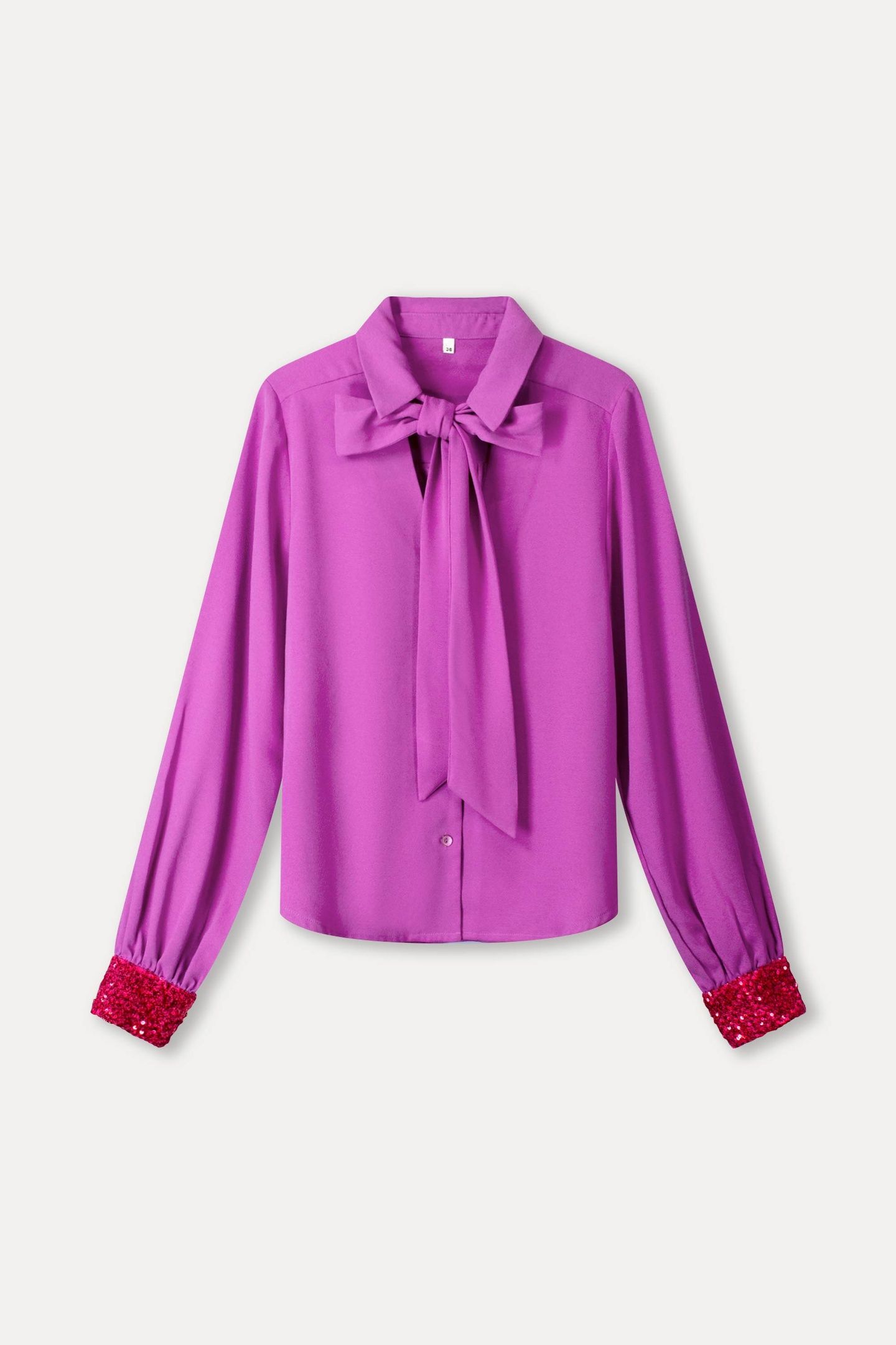 BLOUSE - BOW FROSTING PINK 6
