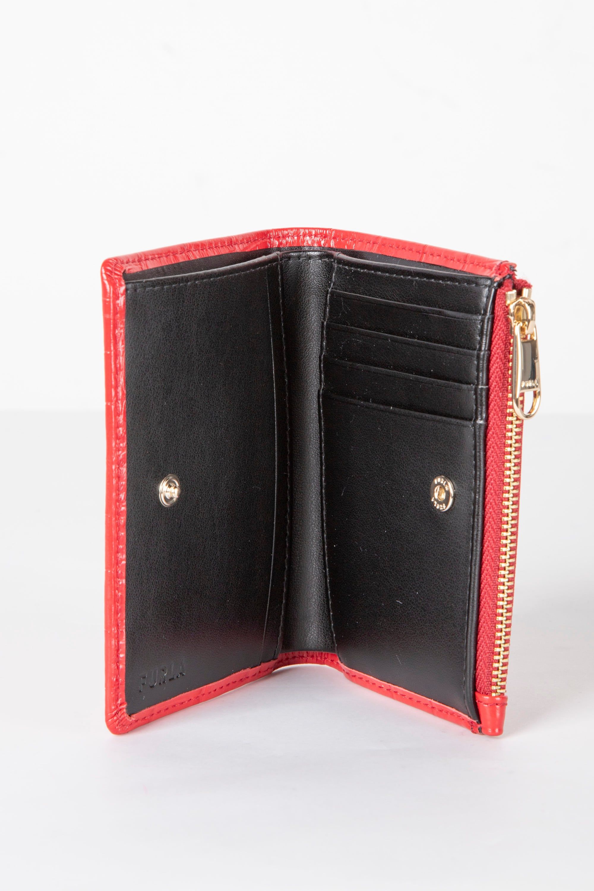 CLASSIC SMALL BI-FOLD W/ ZIP LACCA+NERO 3