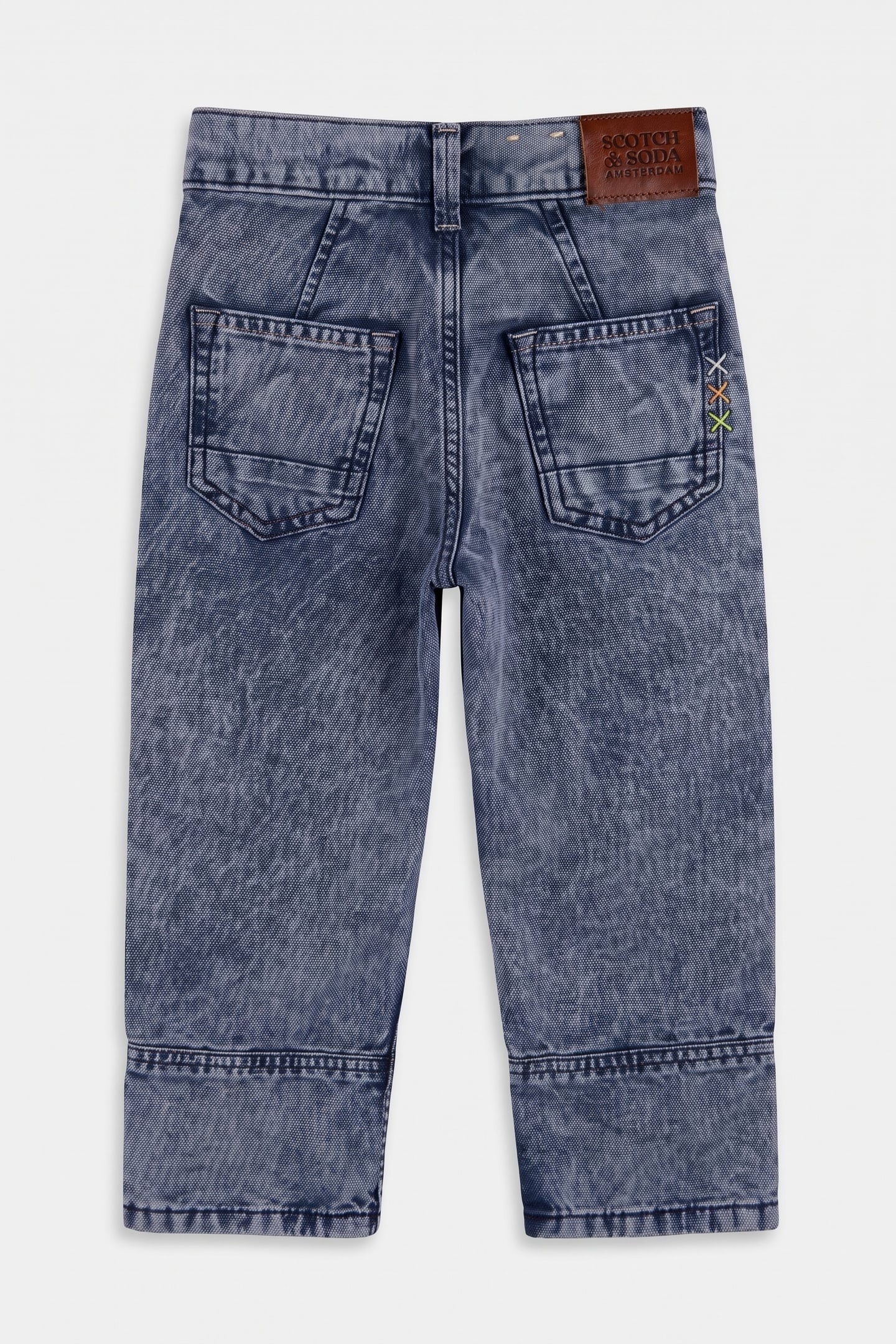 BOYS THE PITCH LOOSE JEANS IN MOUNTAIN DYED AND WASHED CANVA 3