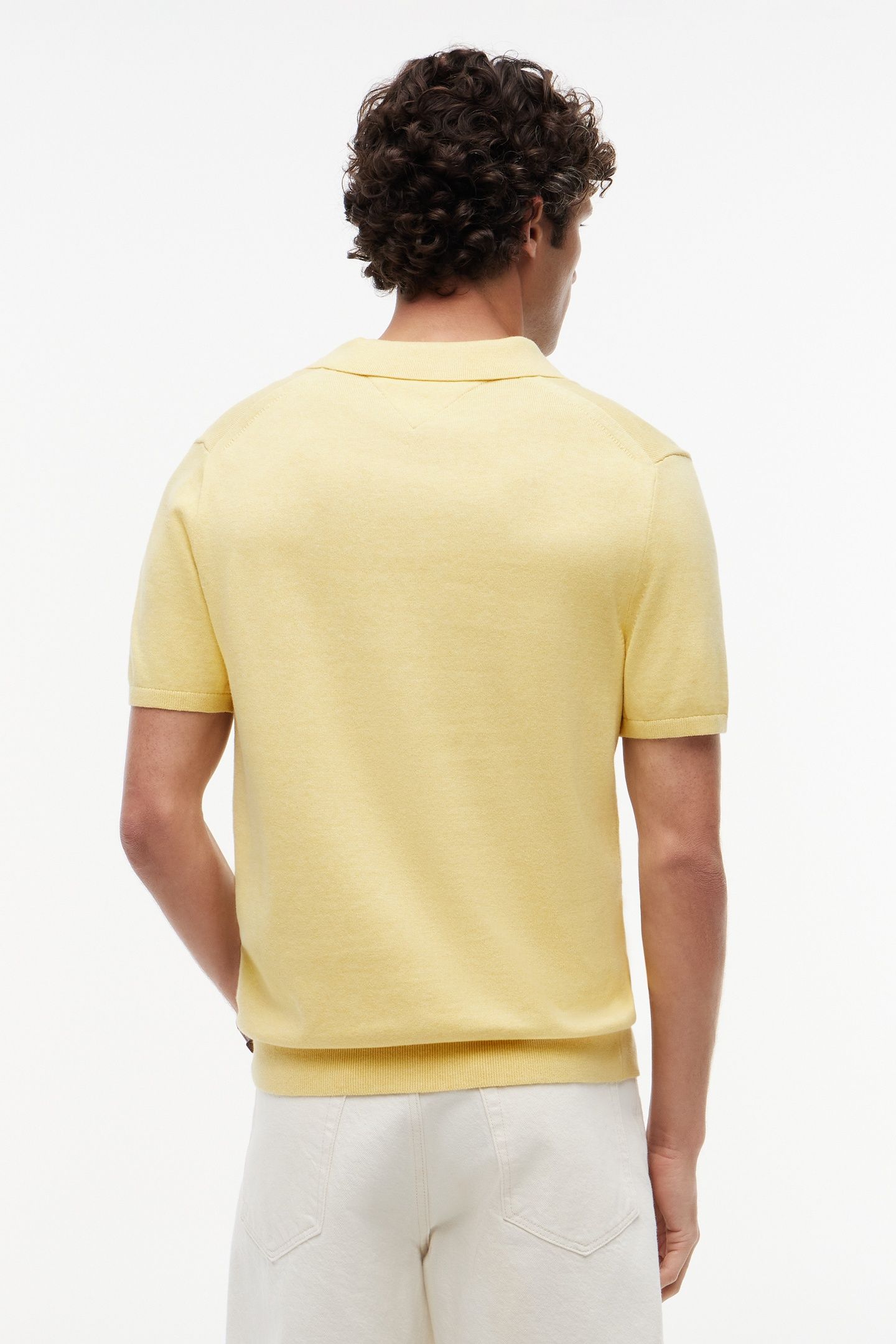 ESSENTIAL COTTON KNITTED SWEATER CITRONELLA HEATHER 3