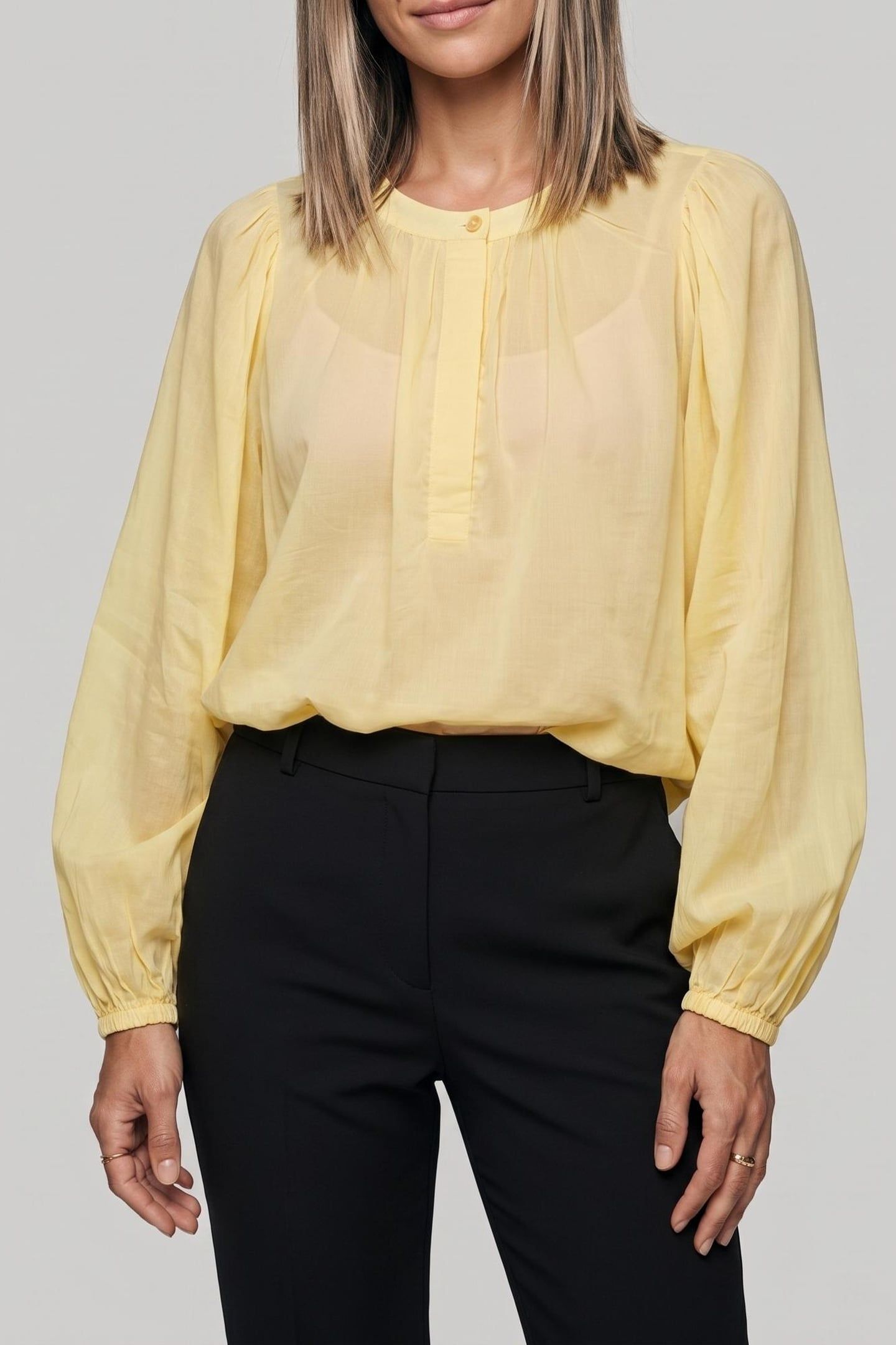 TOP HELEN BUTTER YELLOW 1