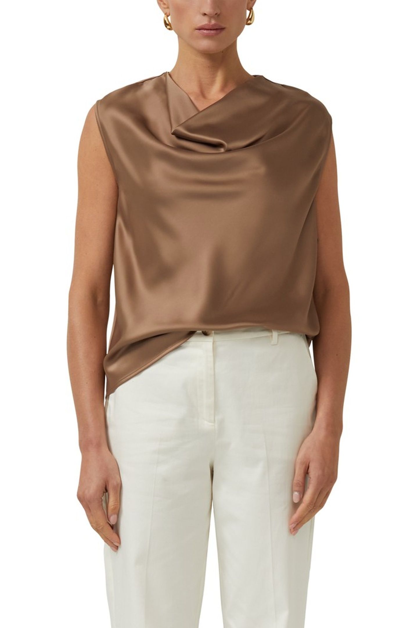 S.OLIVER BLOUSES BROWN 1
