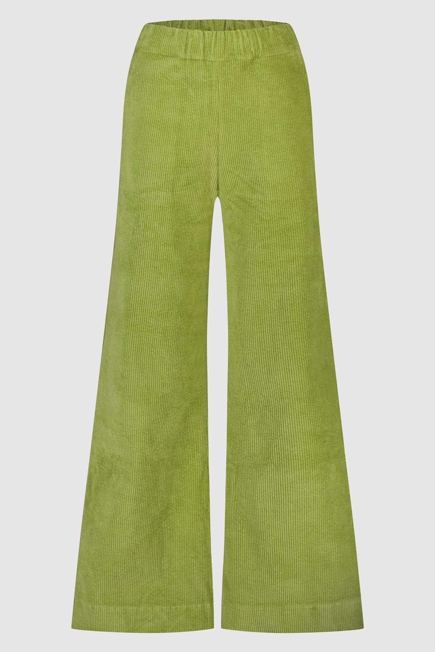 LOIS WIDE LEG RIB BAMBOO GREEN 1