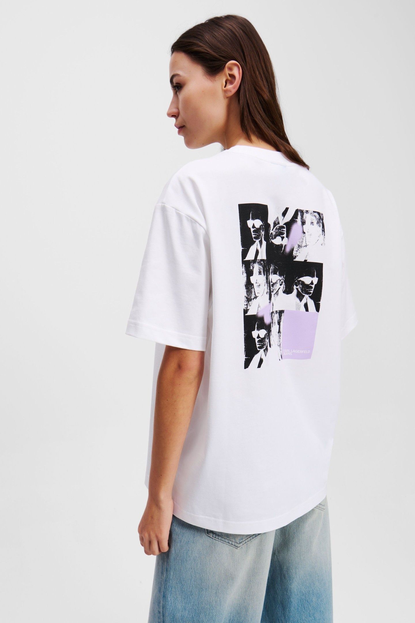 RELAX REPEATED KARL TEE WHITE 2